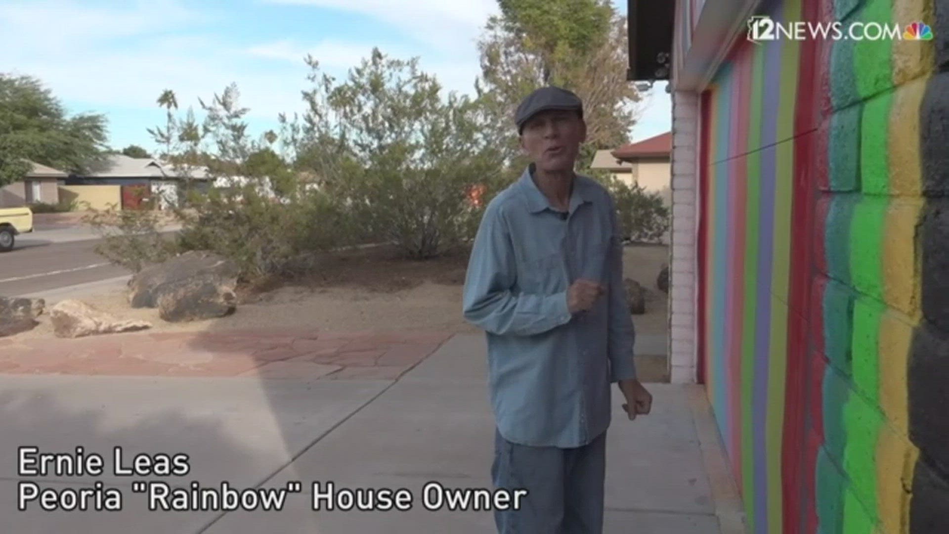 Love it or not, the owner of the 'rainbow' house in Peoria will repaint