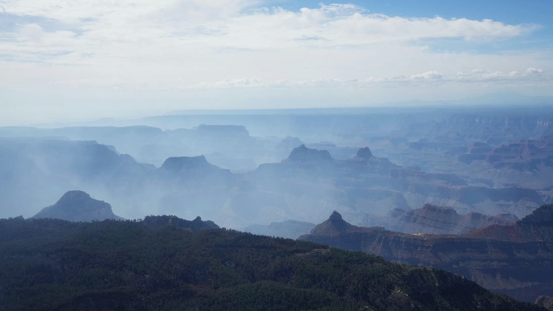 Arizona Gov. Katie Hobbs toured the Dragon Bravo Fire devastation with the National Guard helicoptering her over the Grand Canyon's North Rim.