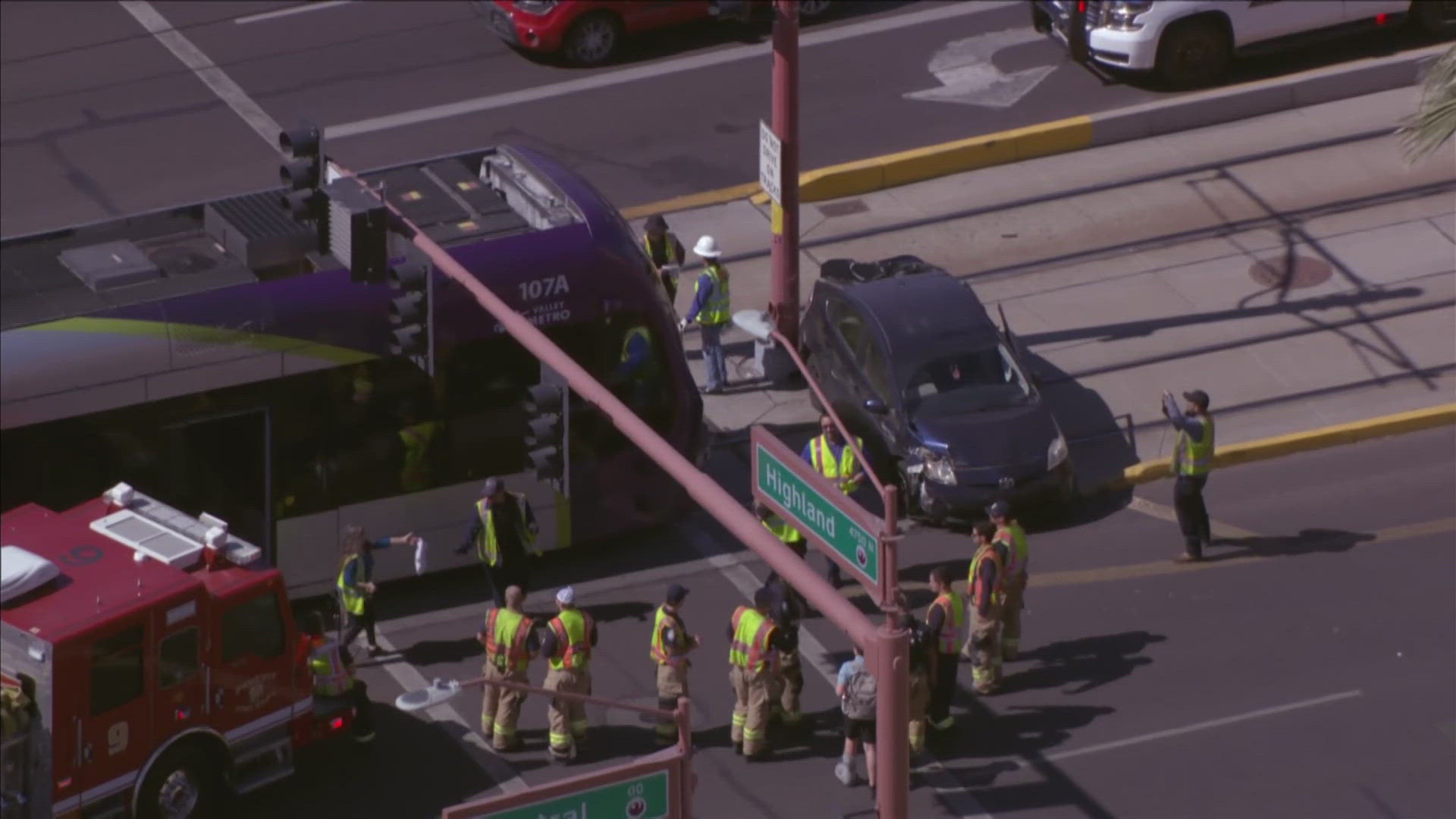 Three people hospitalized in Phoenix light rail crash | 12news.com