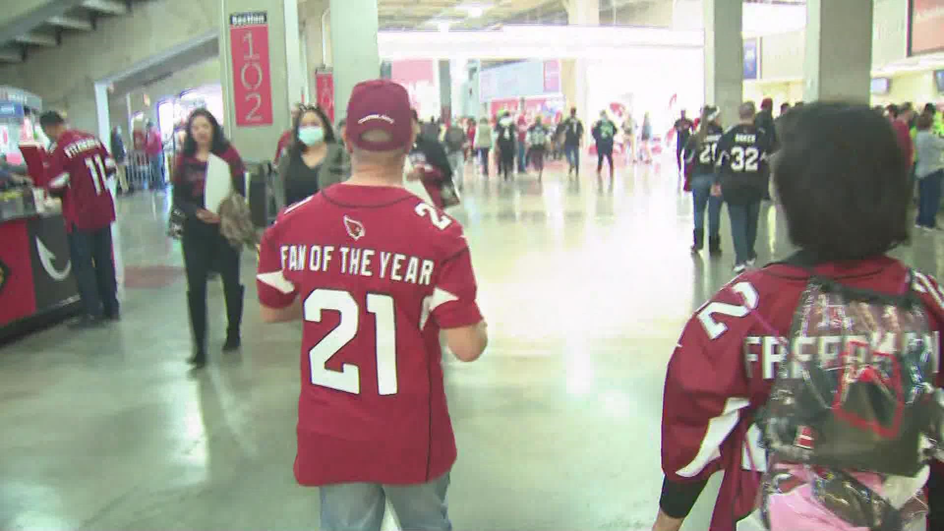 Arizona Cardinals name their 2021 Fan of the Year