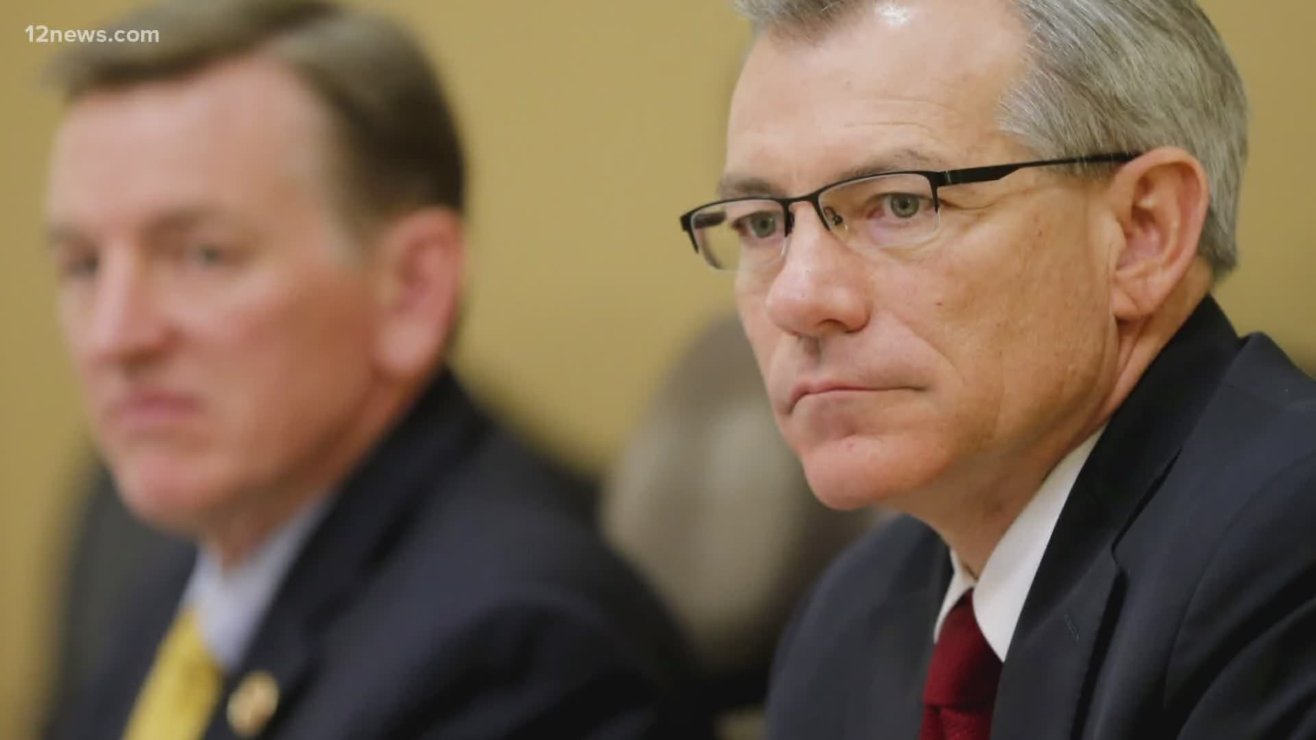 Republican David Schweikert was formally reprimanded by the House on Friday. It's the first time in eight years that's happened to a member.