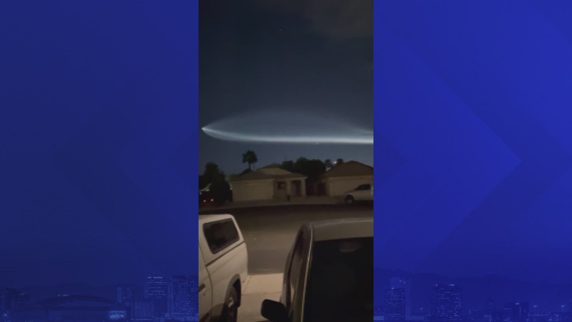 Viewers from around the Valley sent us pictures of something flying through the sky. Here's what they saw.