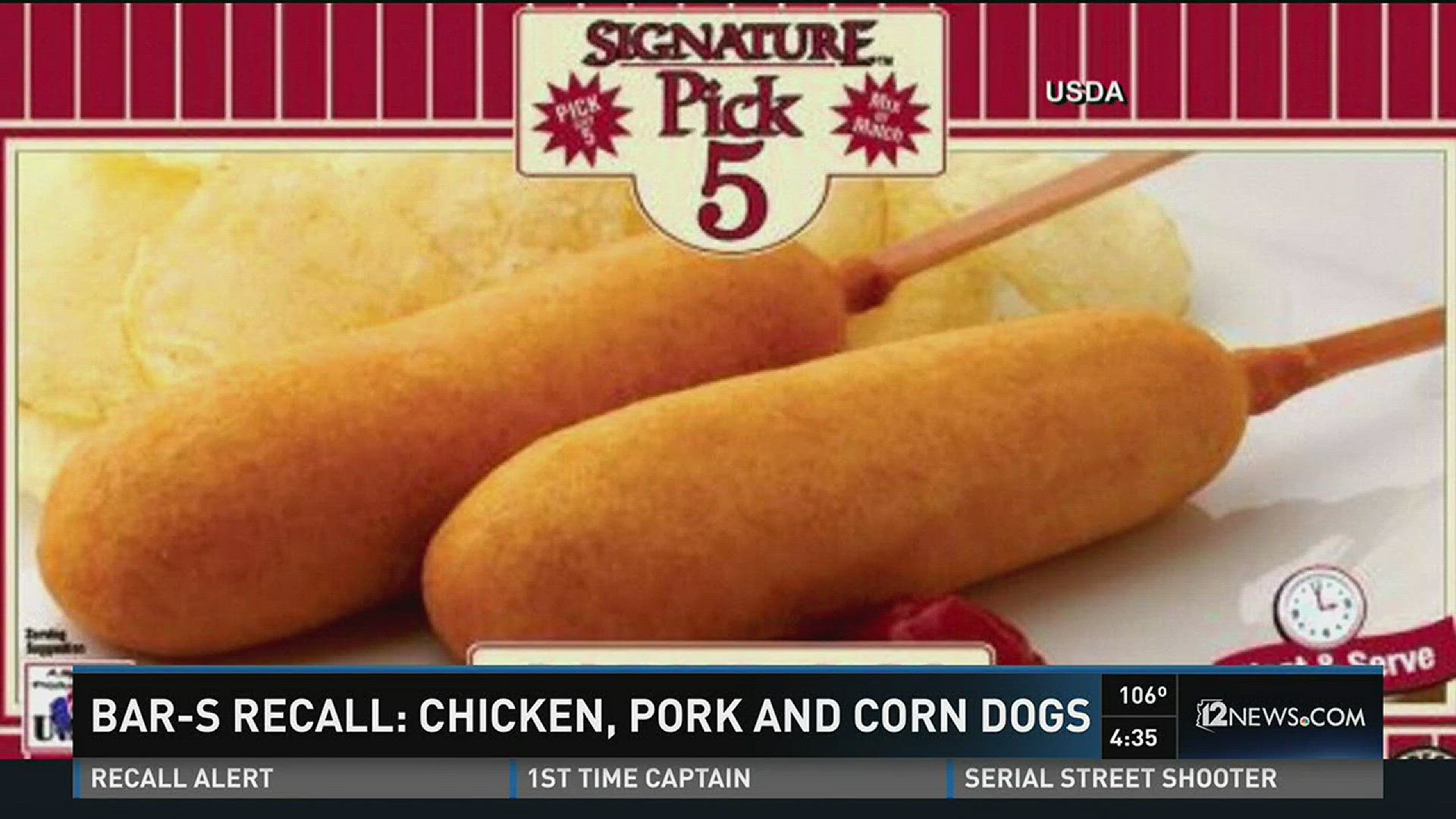 More than 372,000 pounds of hot dogs and corn dogs sold nationwide are being recalled.