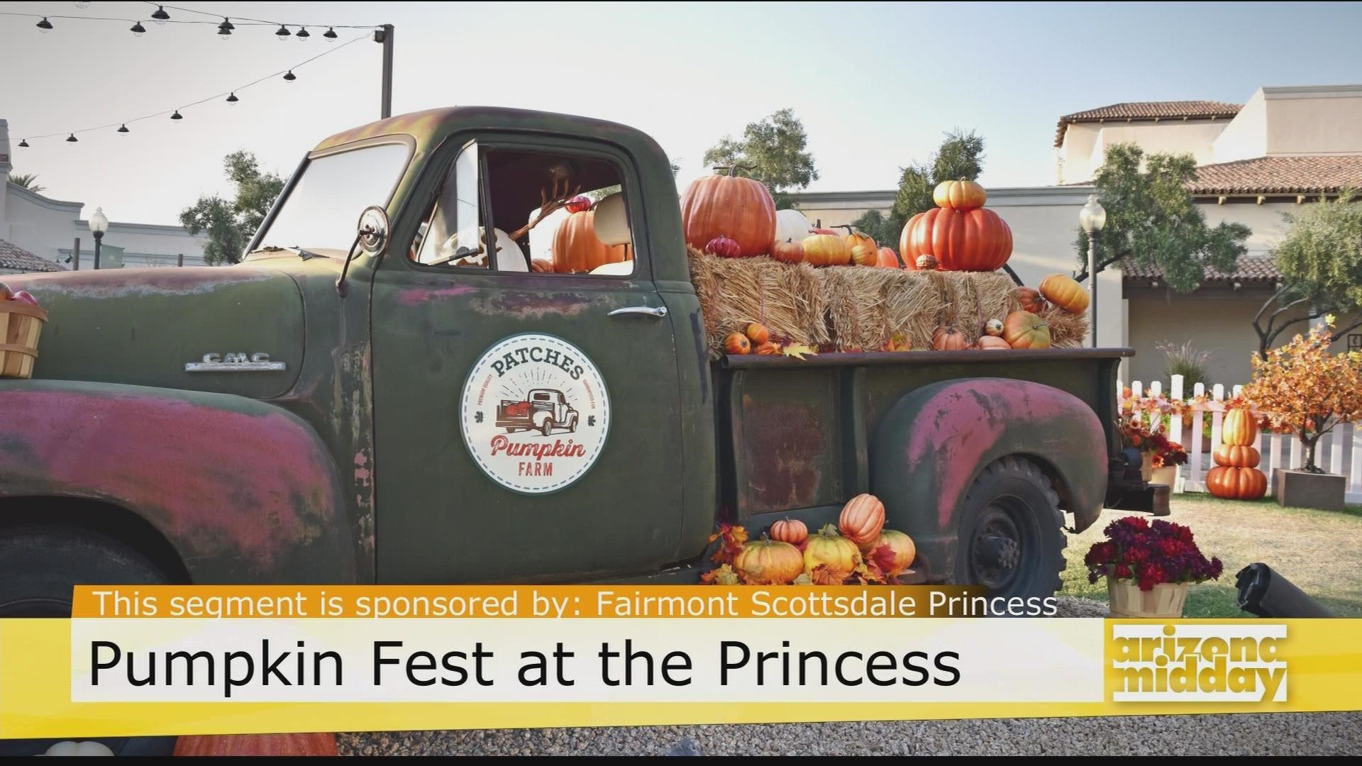 Pam Gilbert, with the Fairmont Scottsdale Princess, shows us all the fun families can have at this year's Pumpkin Fest from the Pumpkin Patch to Fun Rides & s'mores