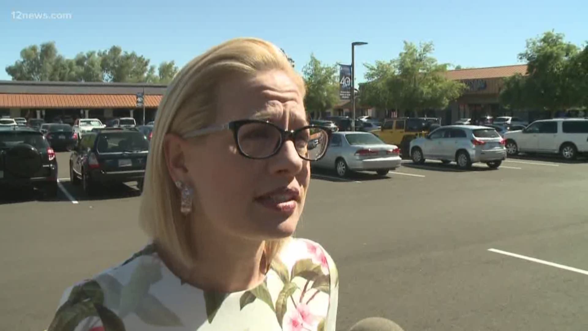 We caught up with Kyrsten Sinema and got her opinion on what is happening at the border. Sinema says the best response to the surge at the border is to speed up processing.