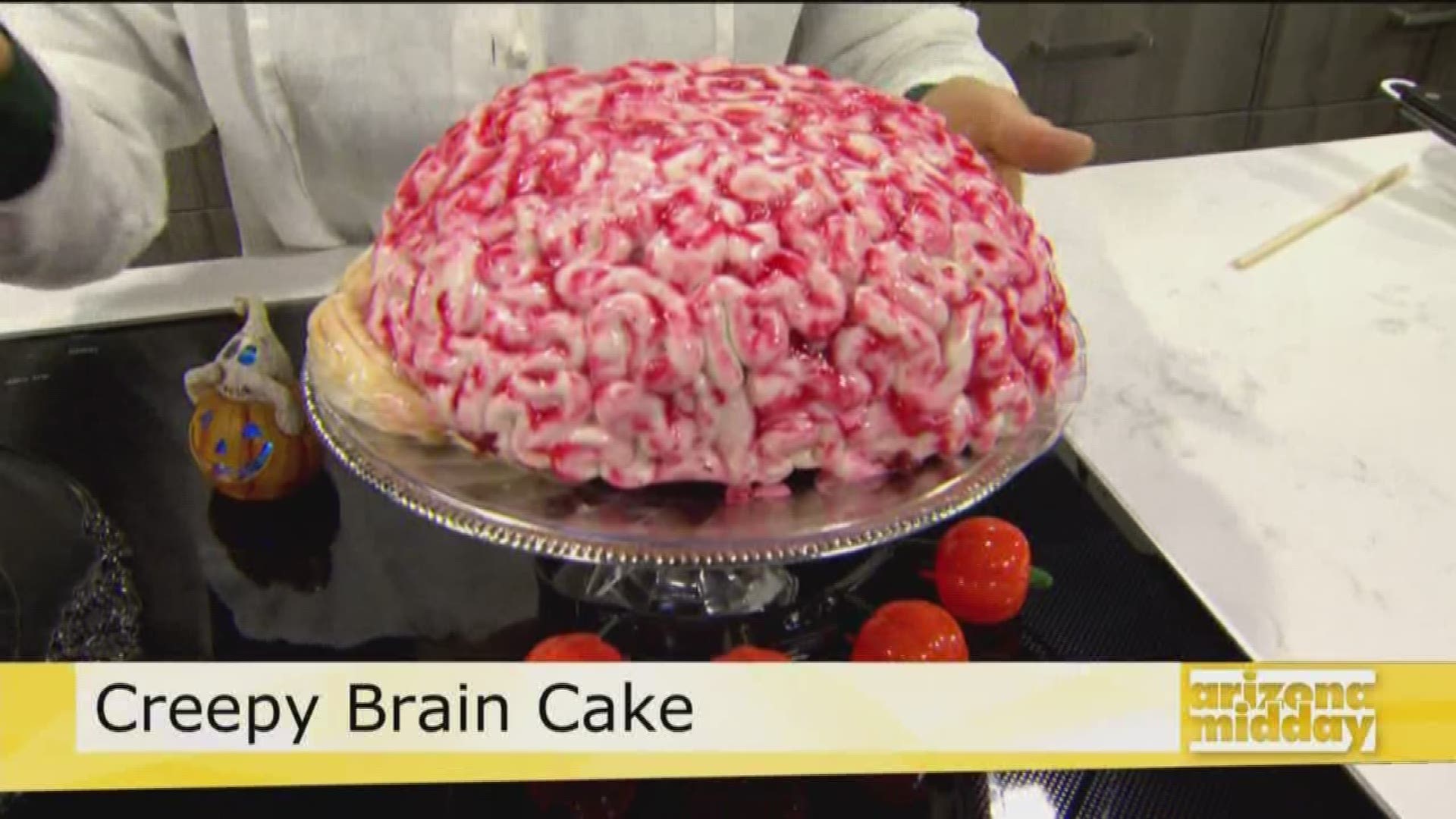 Zombie Brain Cake: A Halloween Dessert - Dark Chocolate Cake