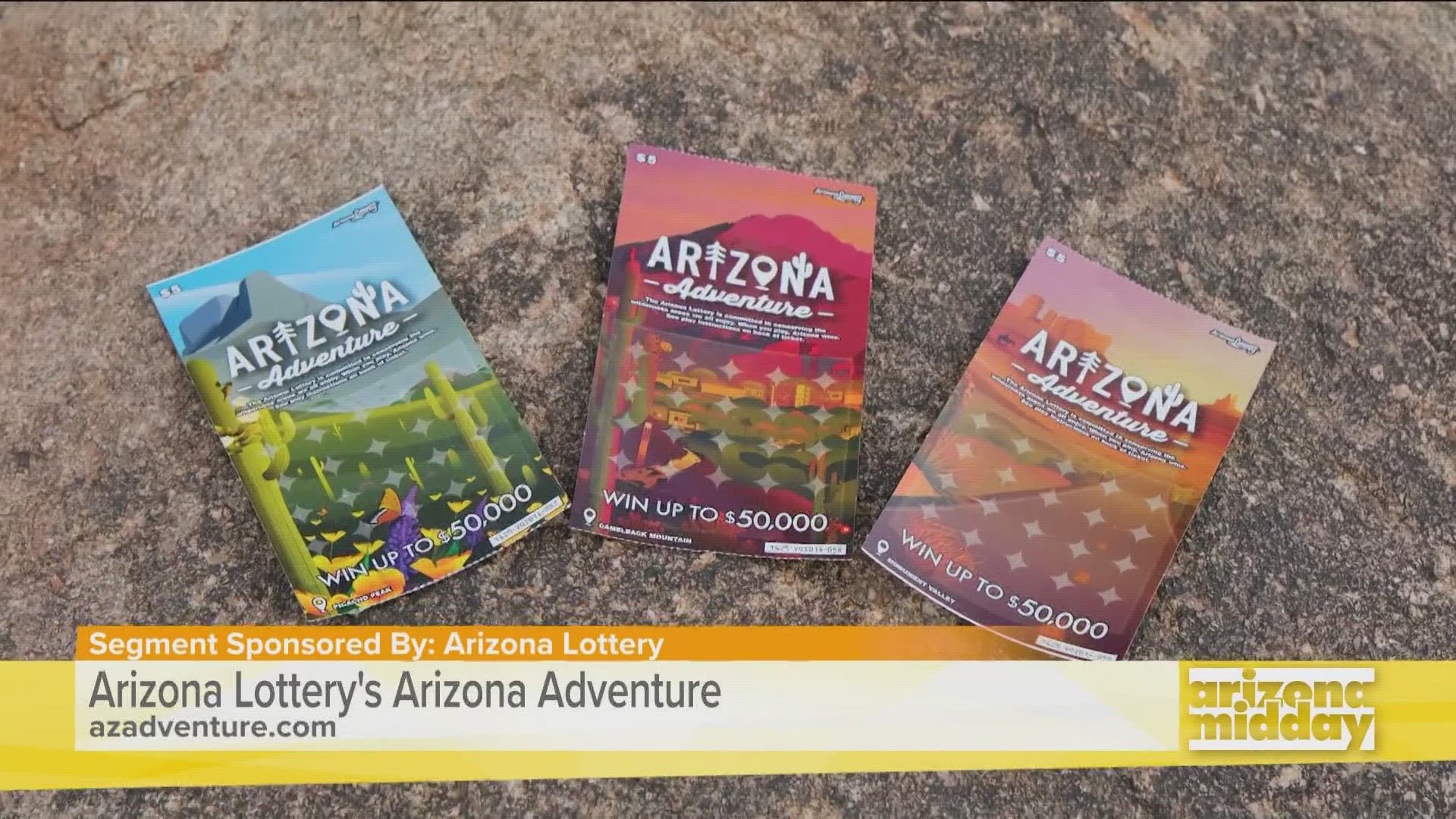 Alec Thomson, Arizona Lottery CEO, explains how the Arizona Adventure scratcher game works and how it contributes to environmental conservation initiatives.
