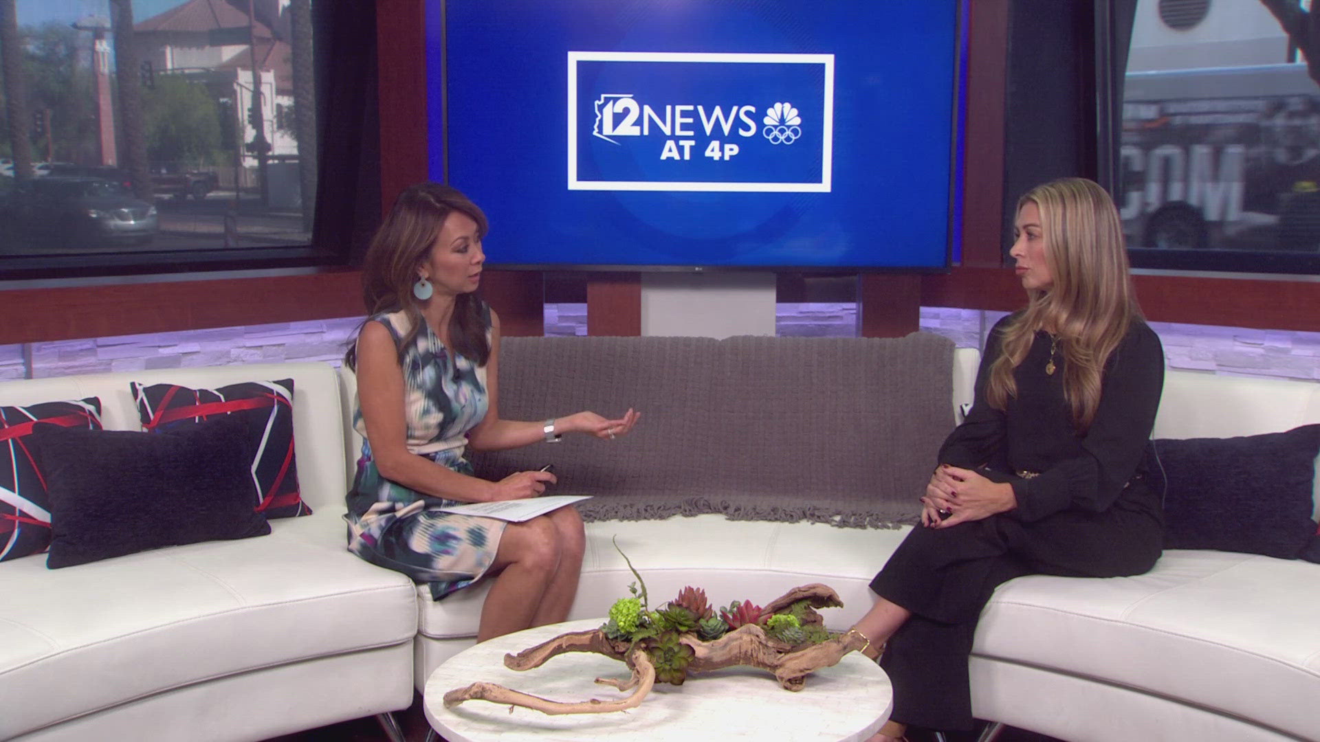 Morgan Francis, a doctor at Scottsdale Premier Counseling, speaks with 12News' Tram Mai about how to speak with children about recent school shooting threats.