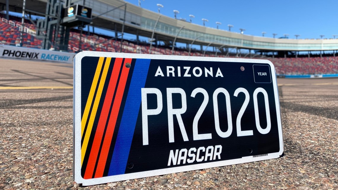New NASCAR licence plate available in Arizona