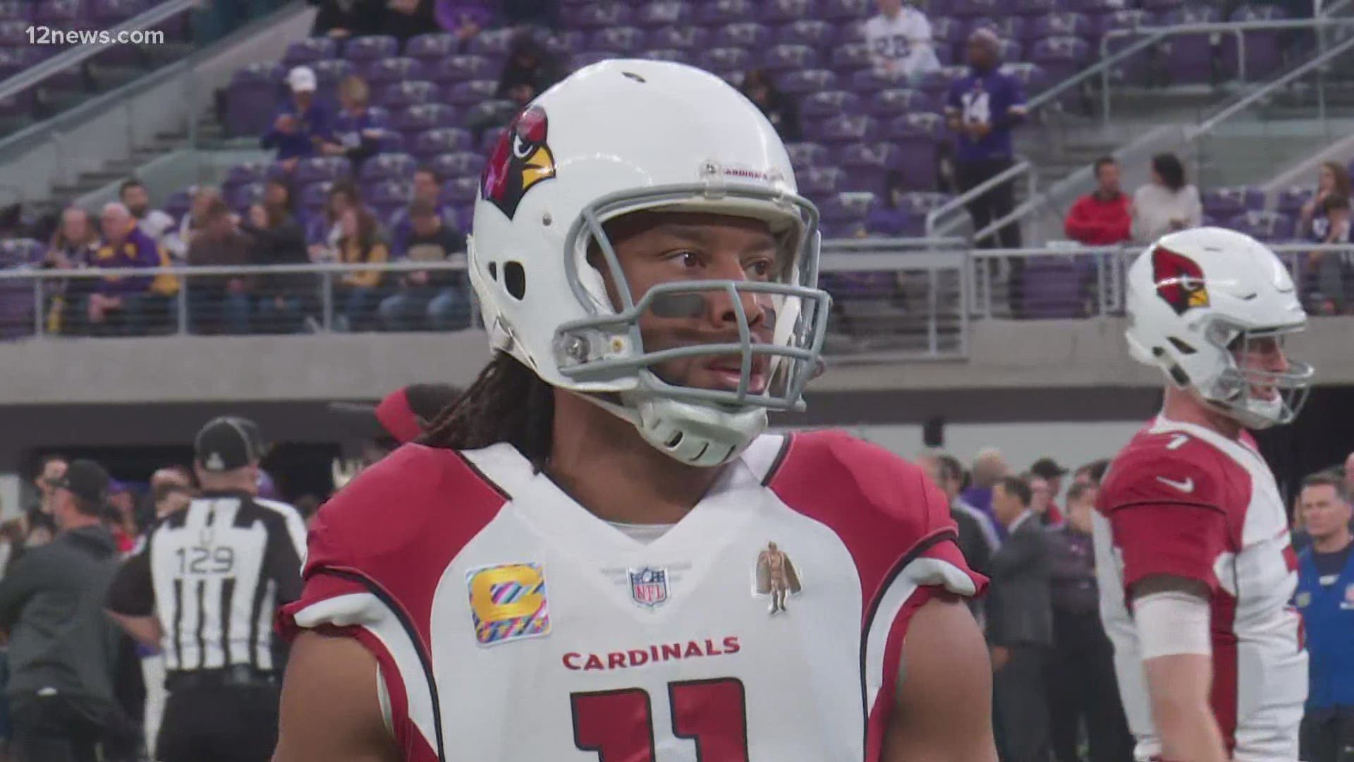 Larry Fitzgerald spoke about the death of George Floyd in his hometown and the social justice climate as well as conversations he's been having with his son.