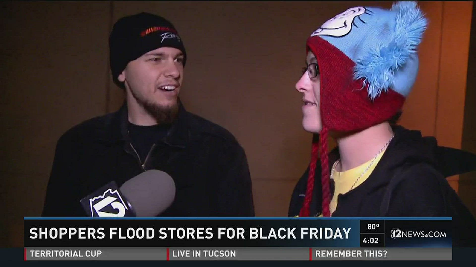Shoppers hit the stores bright and early for Black Friday shopping.