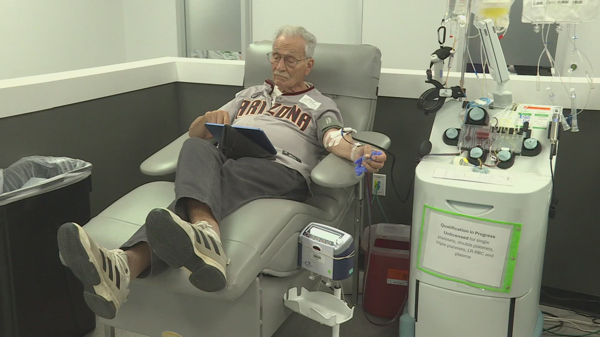 The new center has the capacity to house 13,000 donors each year.