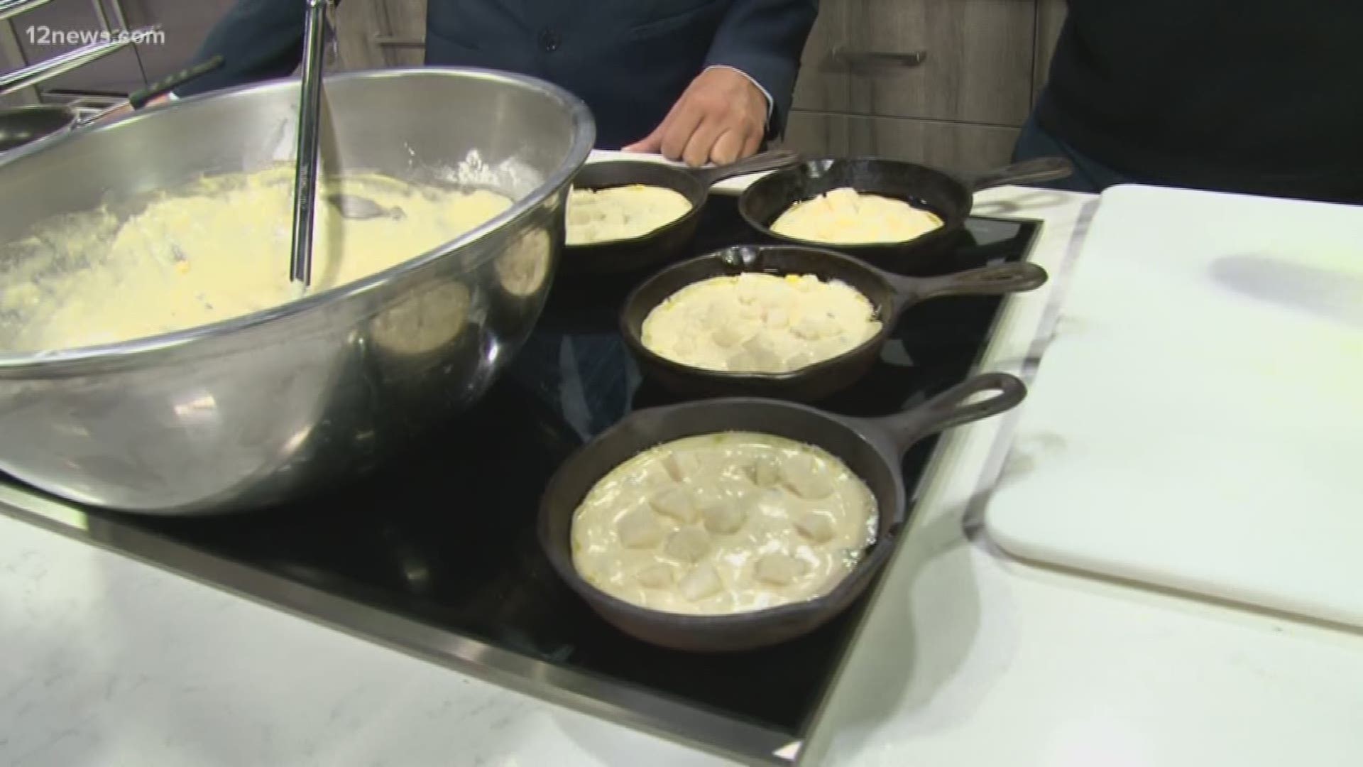 Chef Matt Jordan is showing us how to create a delicious meal with some of the items you might find in a box from the United Food Bank! It's part of the Summer of a Million Meals campaign.