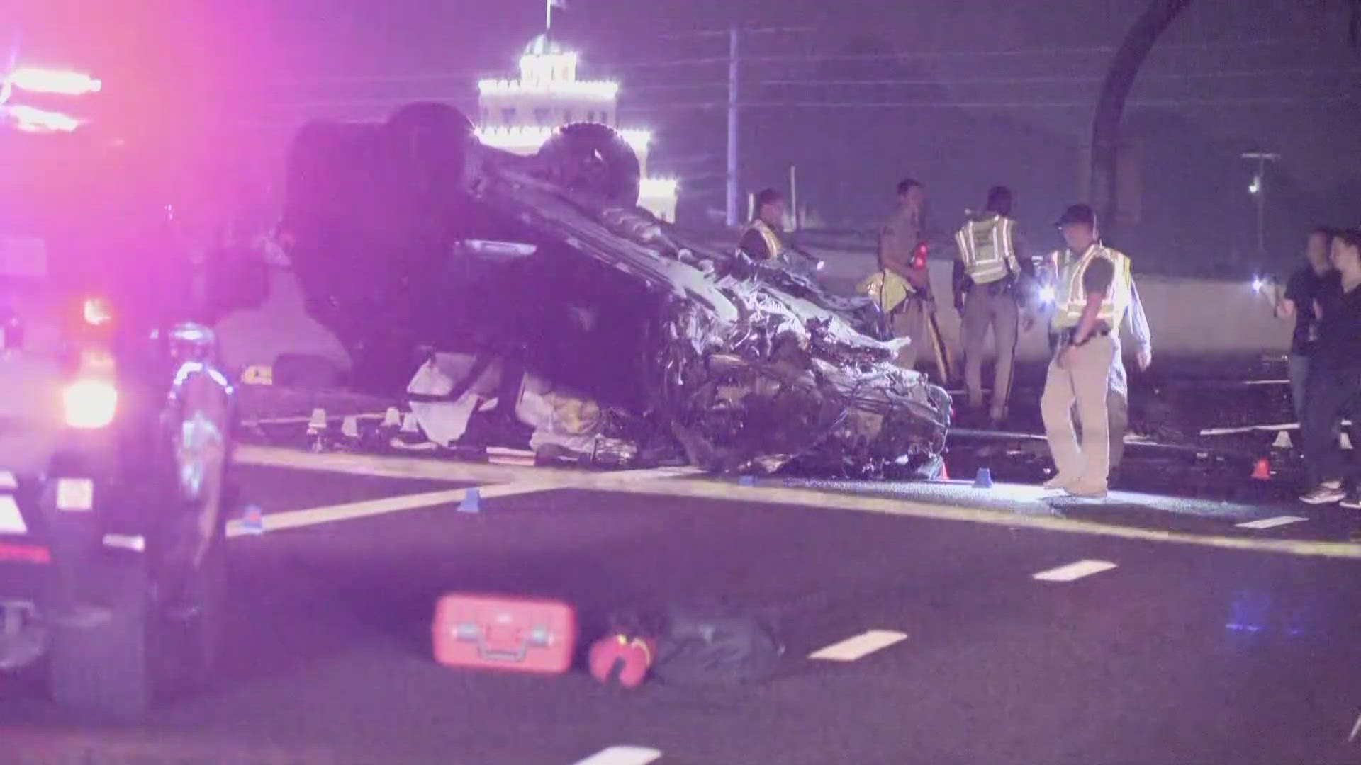 A person is dead after a wrong-way crash on SR-202 near Center Parkway, the Arizona Department of Public Safety said.