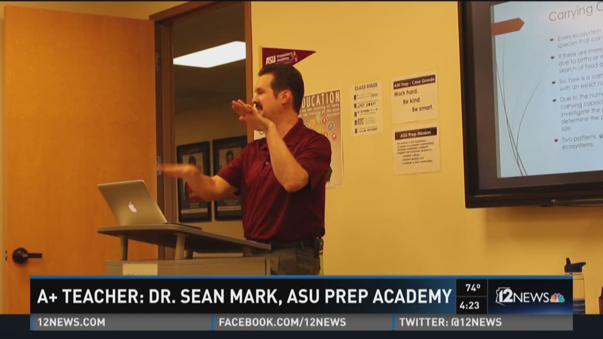 A Teacher: Dr. Sean Mark