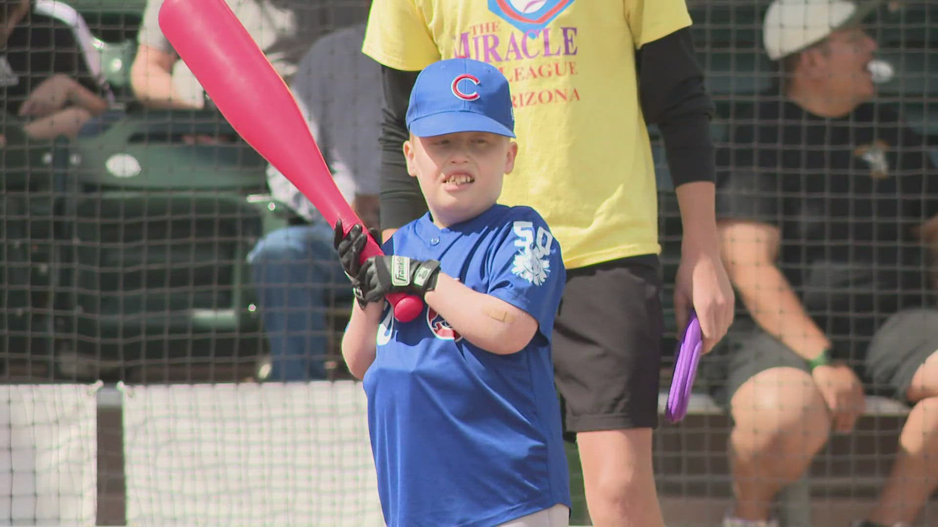 The Diamondbacks are in full swing and a very special 8-year-old will be throwing out the first pitch.