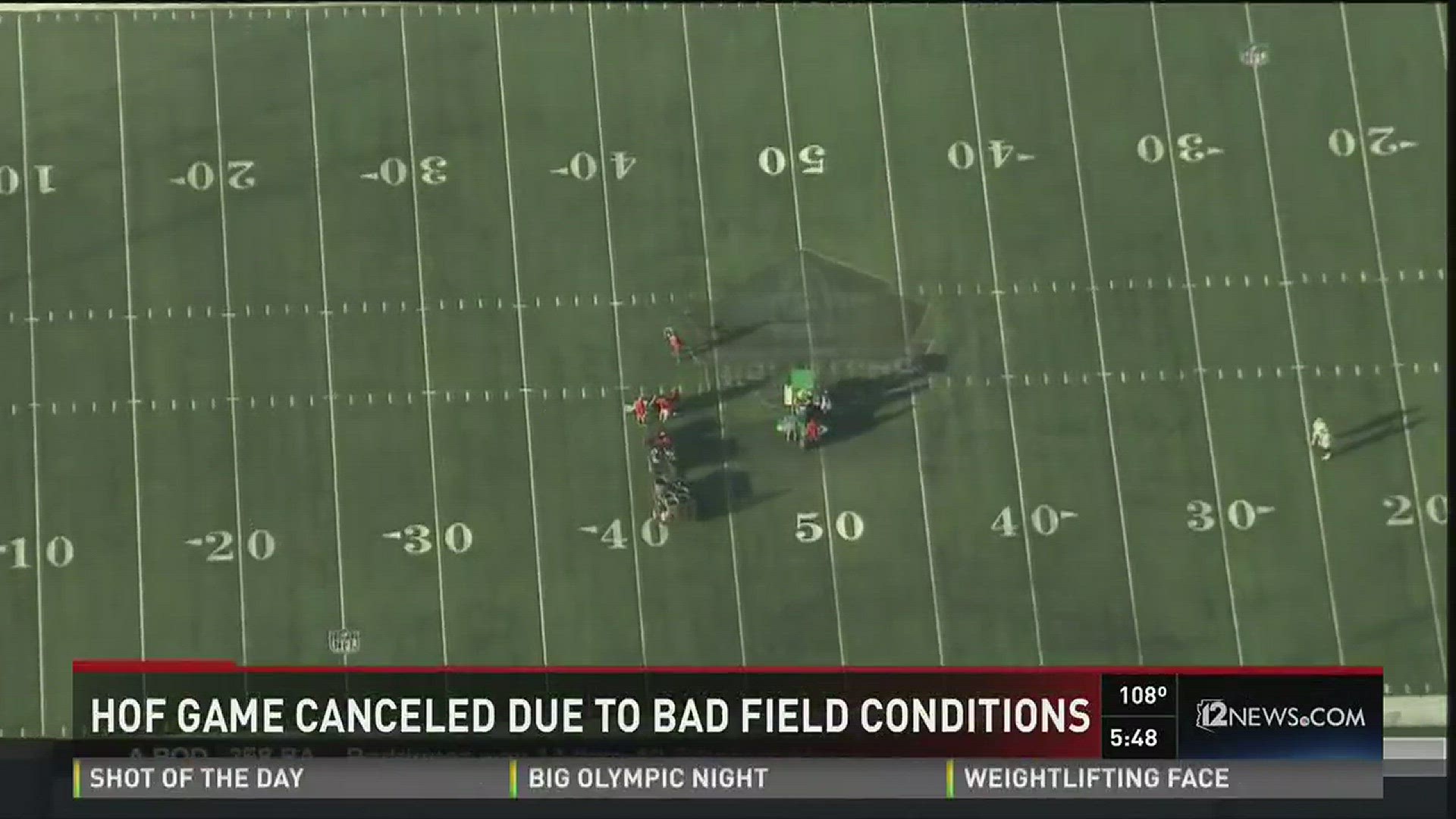 Hall of Fame Game canceled due to field concerns