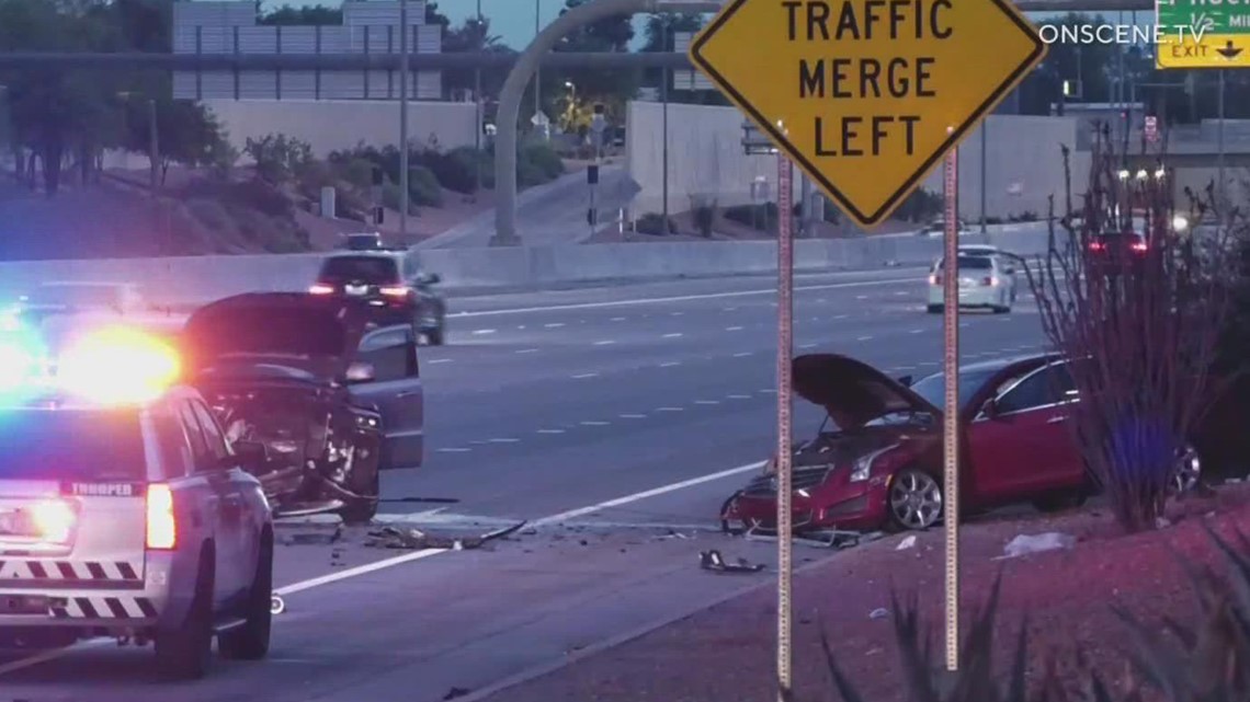 DPS trooper crashes wrong-way driver on Loop 101 | 12news.com