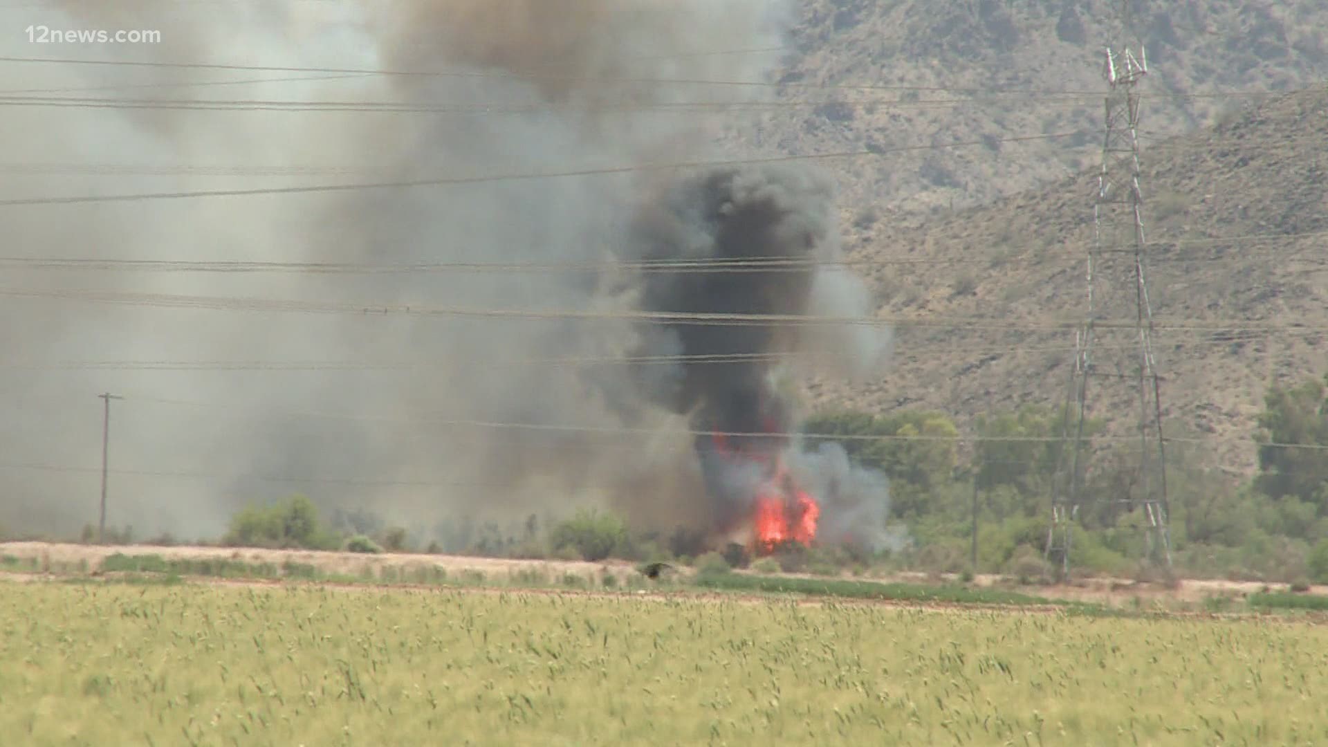 The fire has burned 25 acres and no structures are threatened at this time.