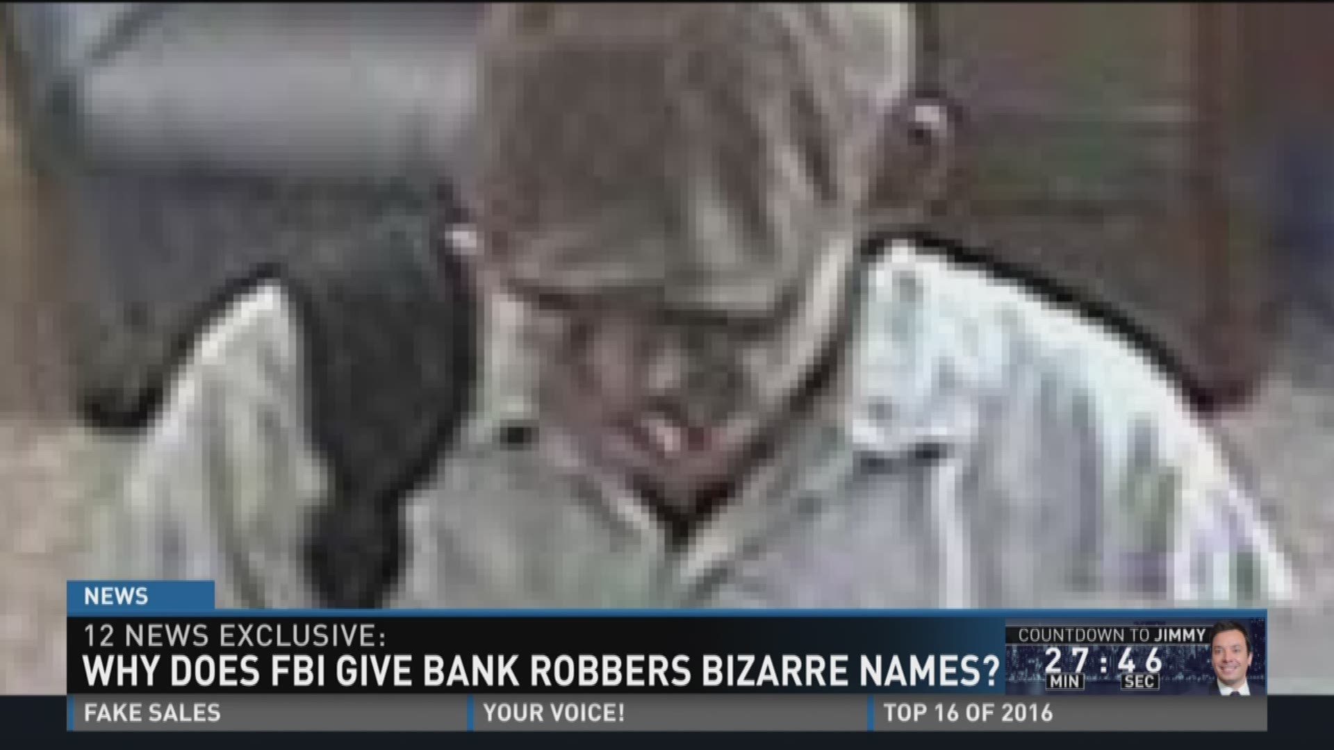 Why does FBI give bank robbers bizarre names?