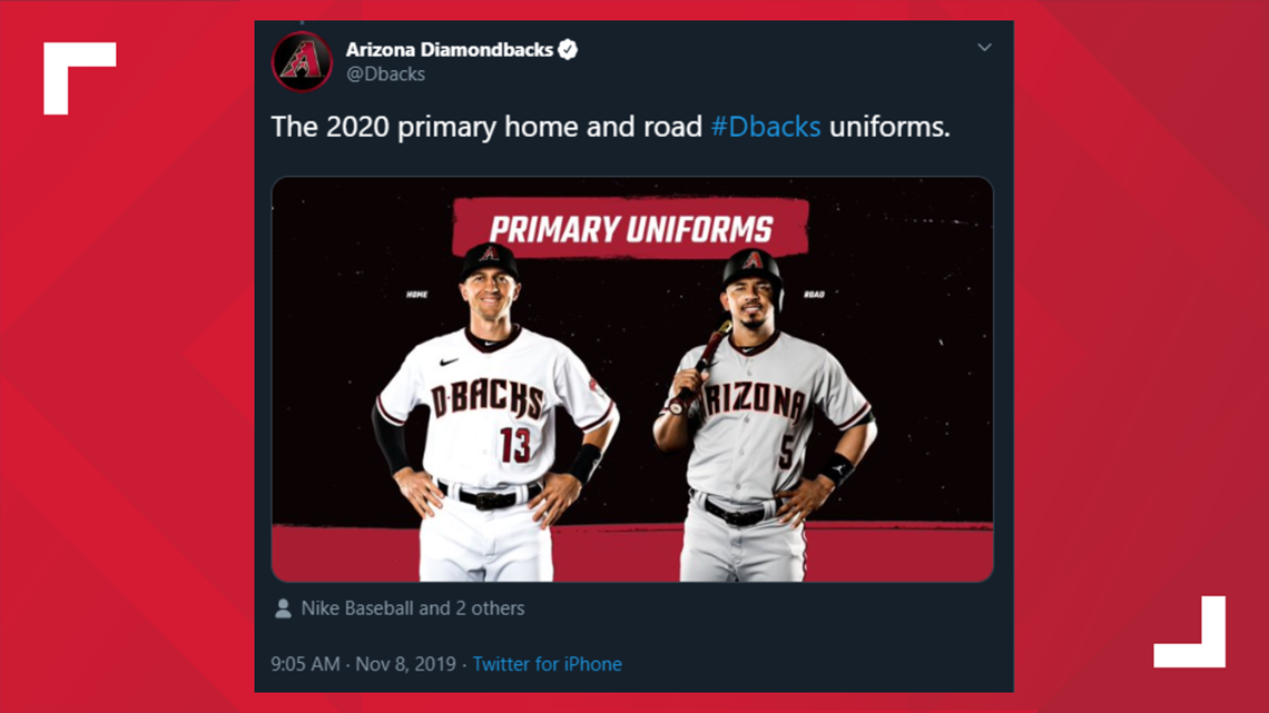 diamondbacks uniforms 2019