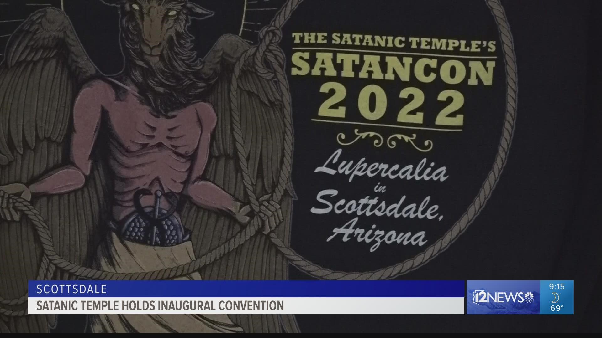 The first annual SatanCon brought out Satanists and protesters