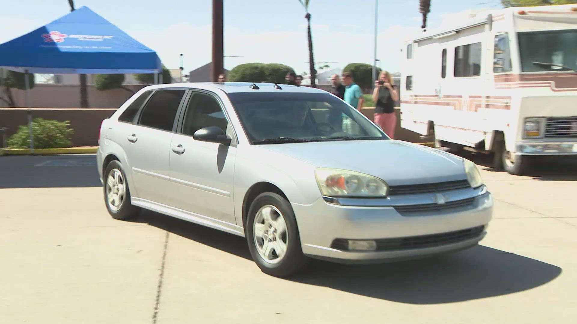 The veteran's car was stolen last month, hindering his ability to travel to nursing school.