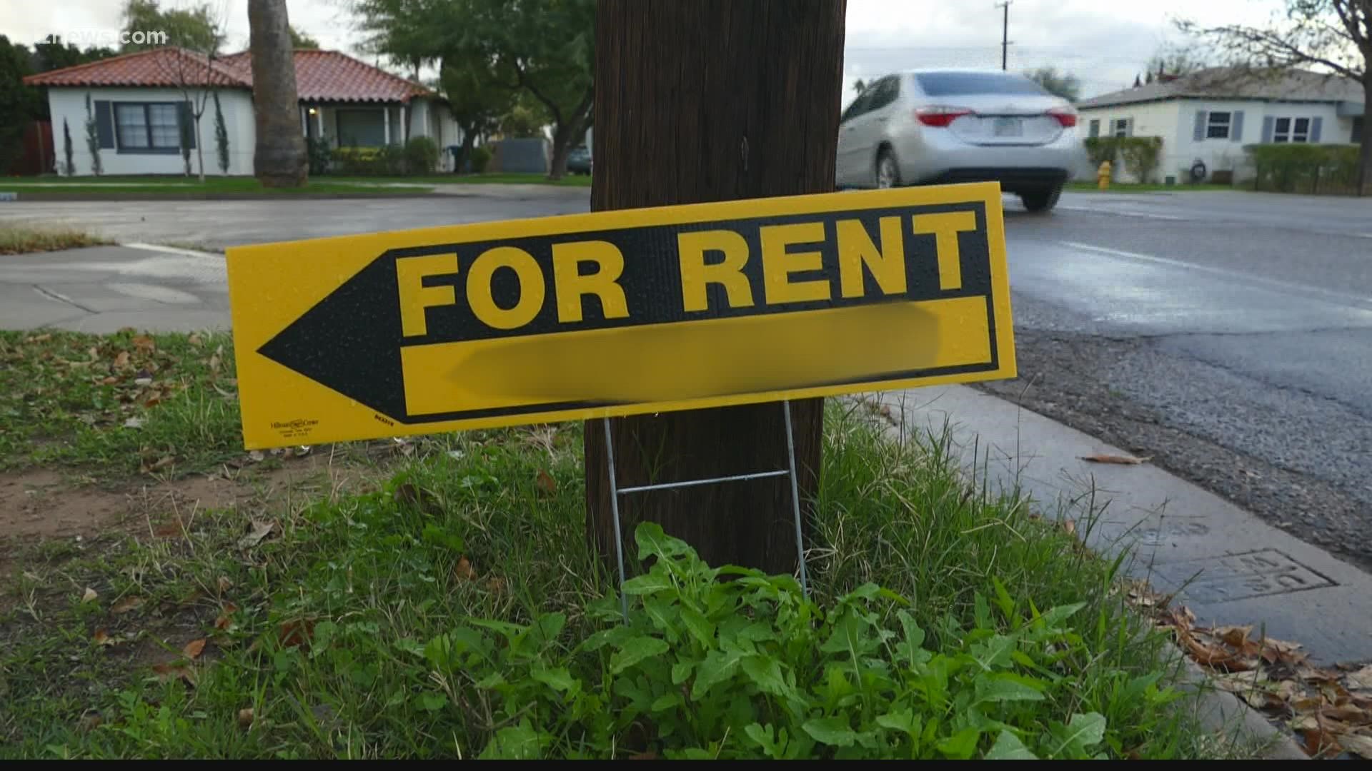 The hot housing market has thieves preying on people who can't win a bid on a house or even those looking to rent.