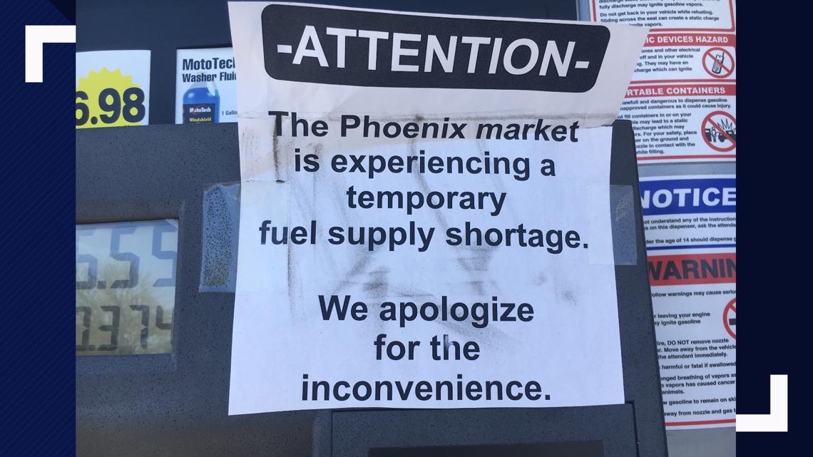 Confluence of factors expand gas shortage in the Phoenix area