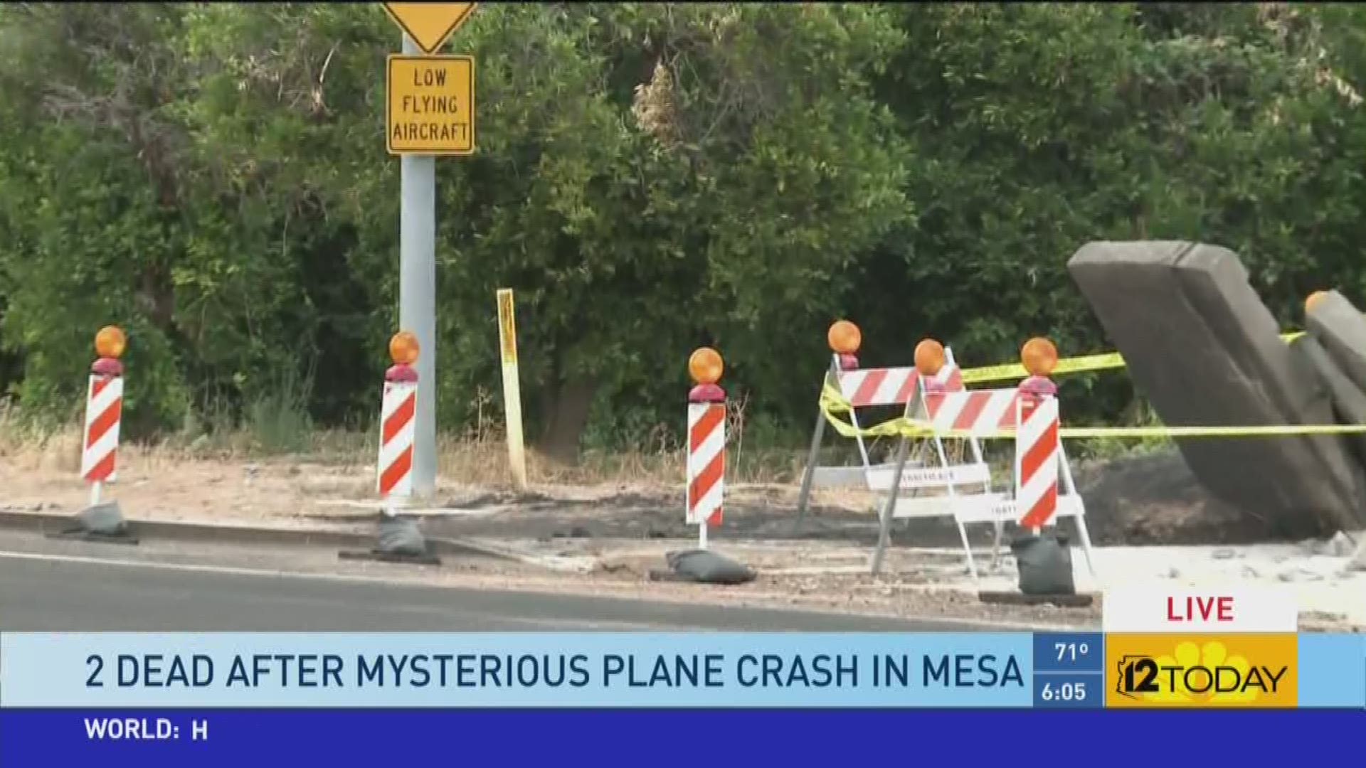 Two people are dead after a small plane mysteriously crashed on Tuesday.