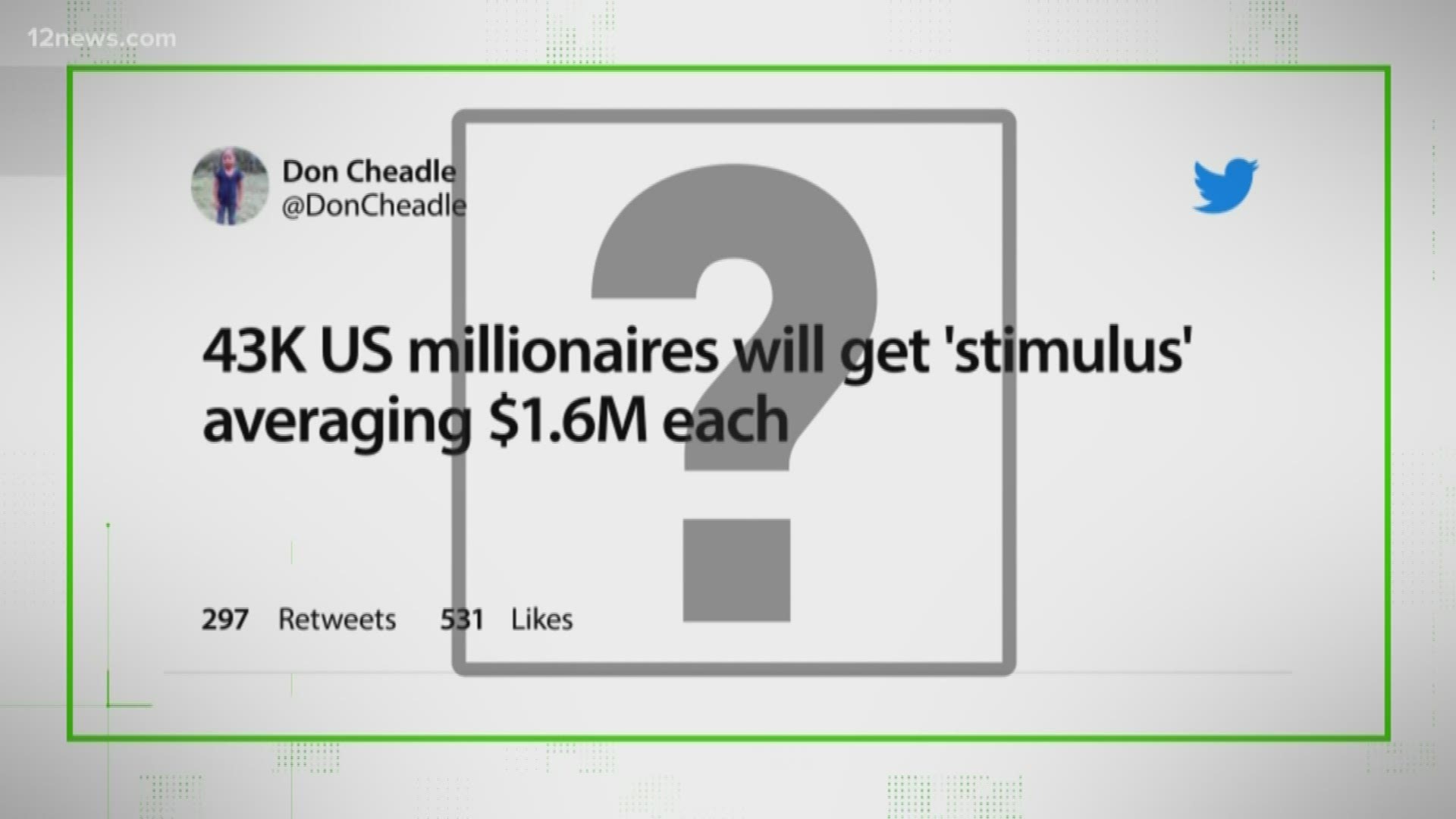 Are millionaires receiving $1 million stimulus checks? Our Verify team looks for answers.