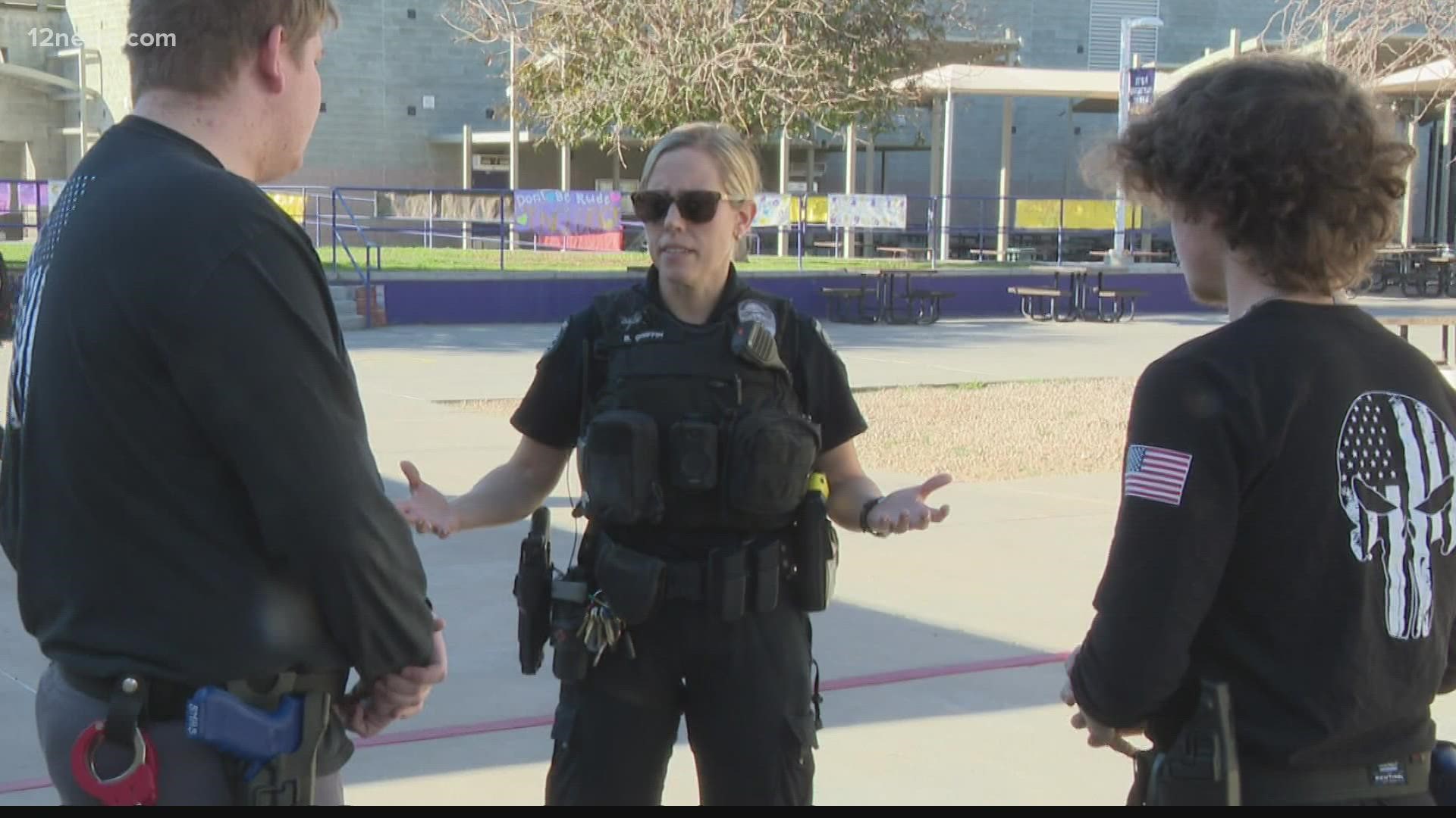 At least one campus resource officer is taking a new approach to connecting with high schoolers. Peoria Officer Girffin took on a new role in a school musical.