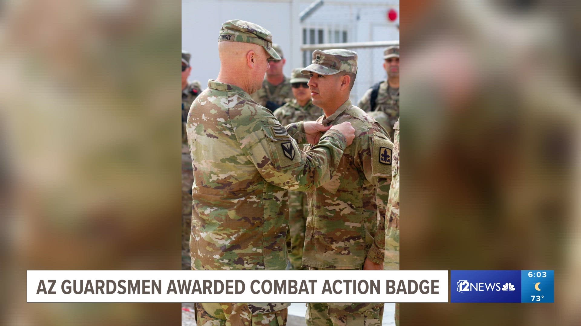 Several soldiers with the Arizona National Guard who were injured in that attack in Jordan are being honored for their bravery.