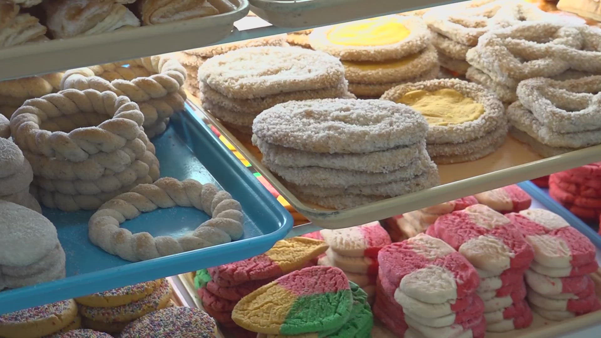 Irma Arellano, manager at La Purisima Bakery, said they make 300 pumpkin empanadas a day for their Glendale location.