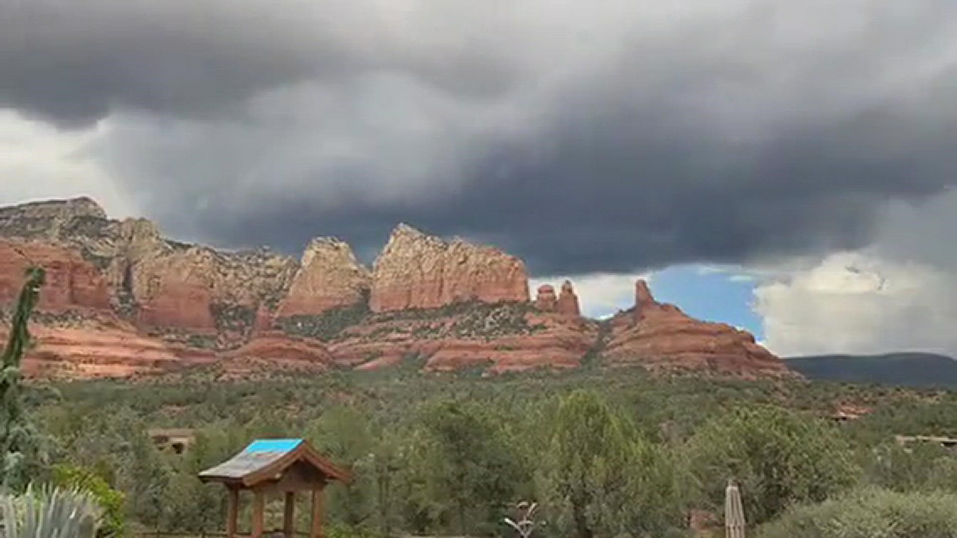 Awesome time-lapse video of the Sedona rain Friday, July 29, 2022.
Credit: Dr Dan