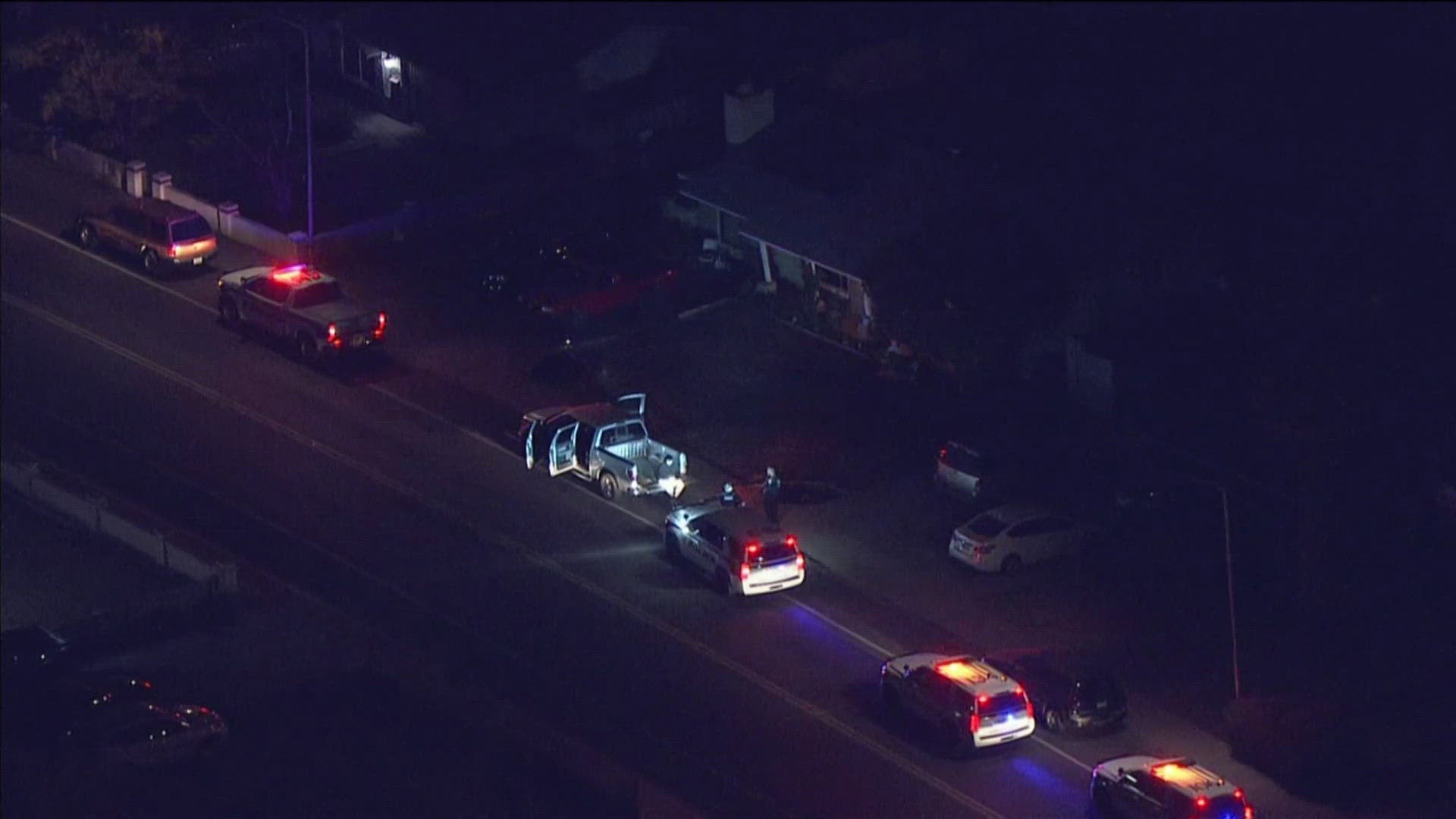 A police investigation is underway after two people were shot in Glendale.