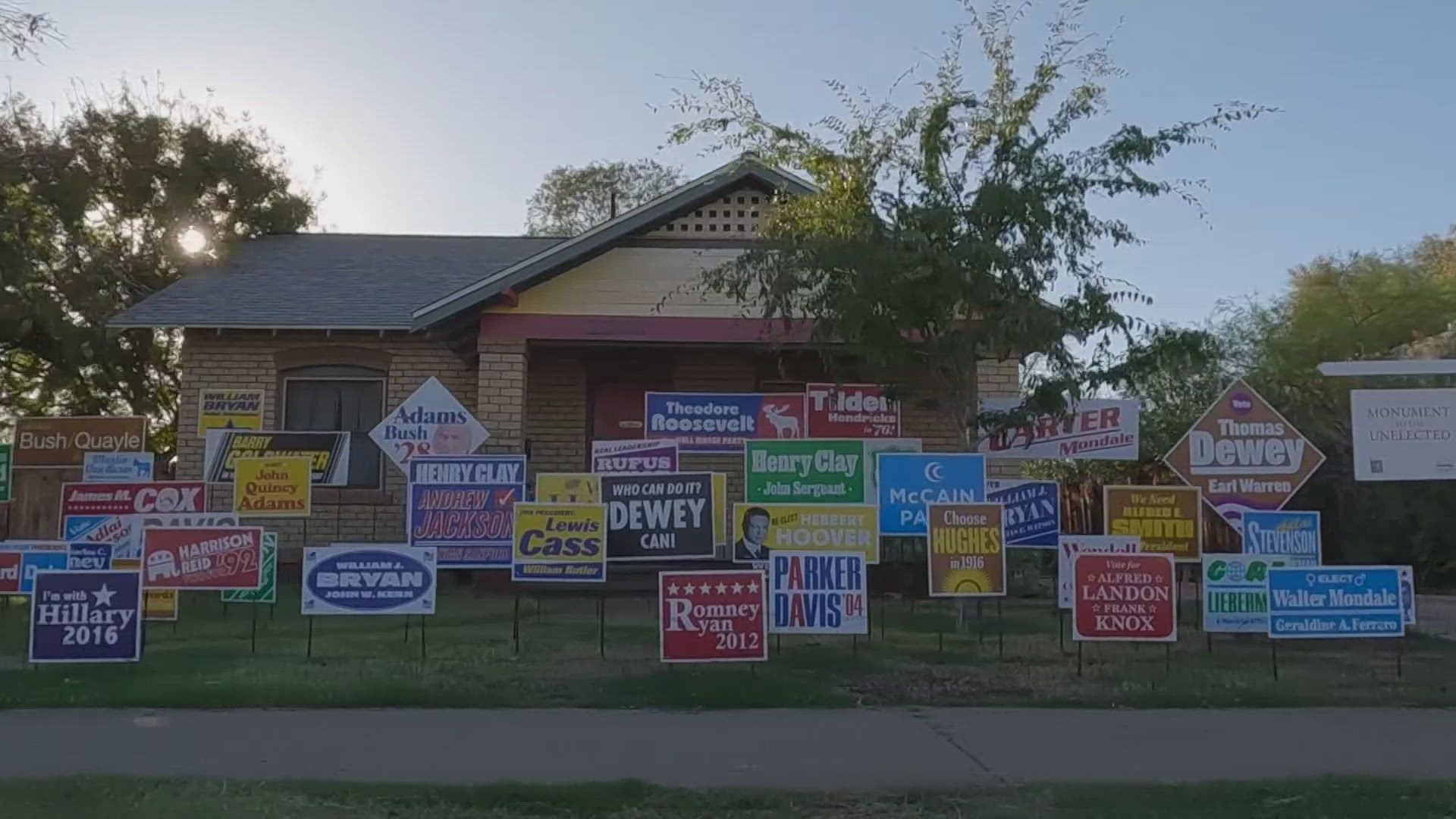 "The Monument to the Unelected" is on display in the Coronado neighborhood near 7th Street and Thomas Road through the first week of December.