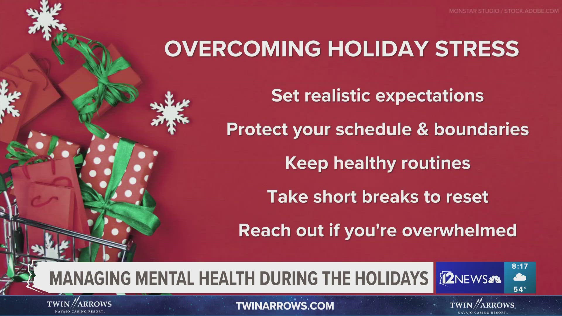 The holidays are supposed to be joyful but for many, they’re the most stressful time of the year.