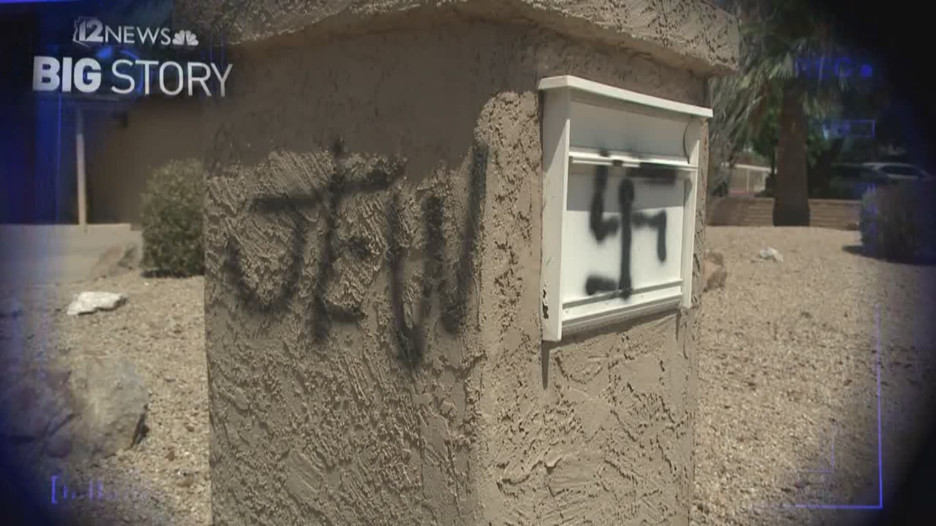 Phoenix couple speaks out after their home was vandalized with hateful graffiti.