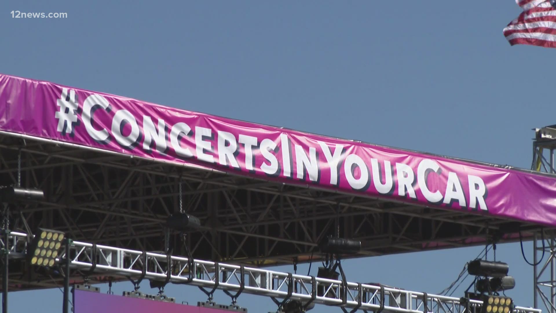 Concerts in Phoenix are rolling out in a new way as the coronavirus pandemic continues to plague the entertainment industry. Team 12's Jen Wahl has the latest.