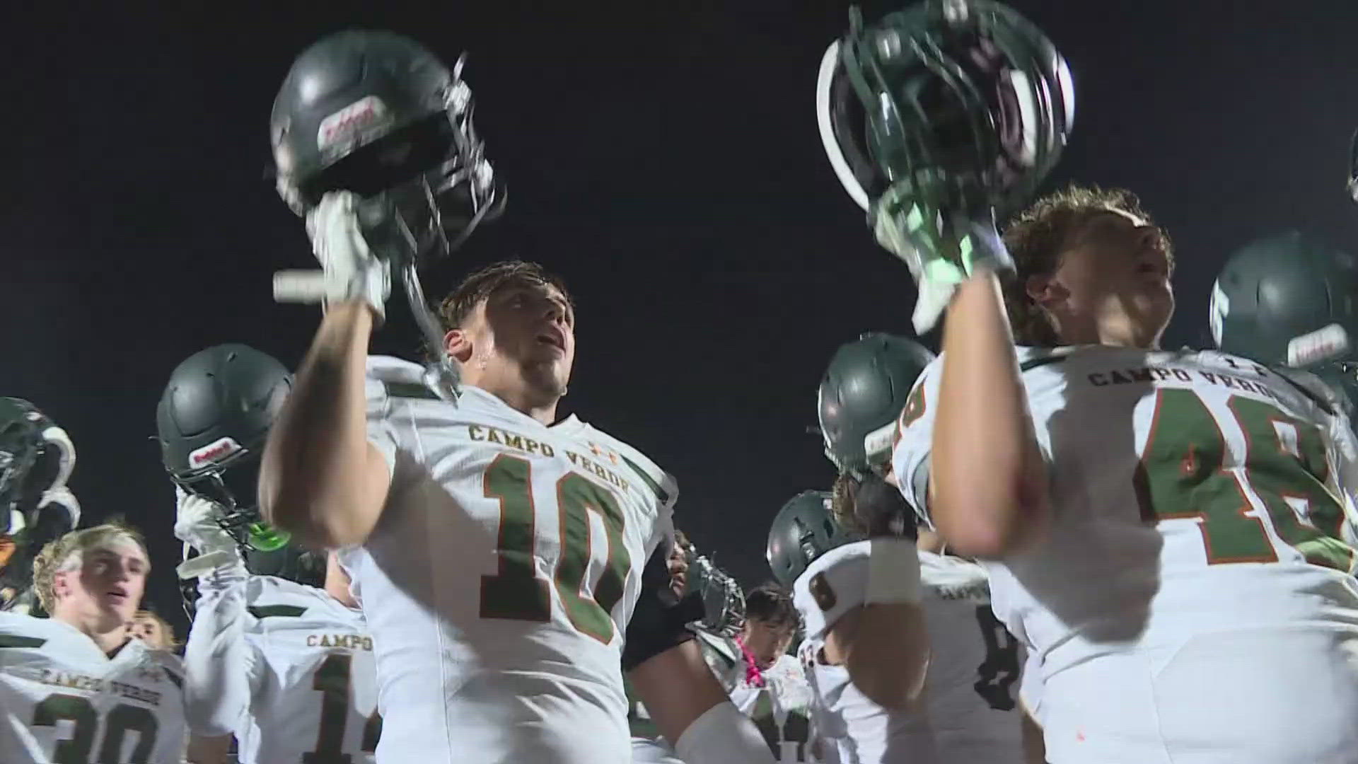 McClintock is undefeated no more. Campo Verde handed the Chargers their first loss and grabbed first place in the 5A San Tan region. Jake Garcia has the highlights.