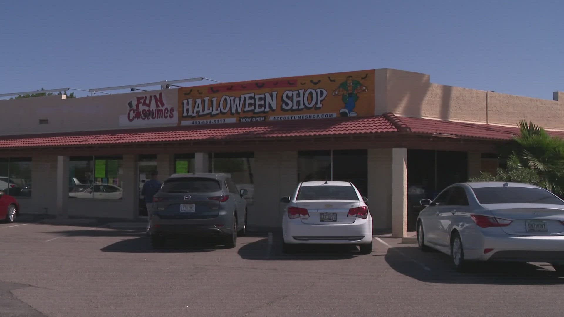 Fun Costumes, which has been open on Main Street in Mesa for the past 30 years, but the owner told 12News that the doors of the building won't be closed for long.