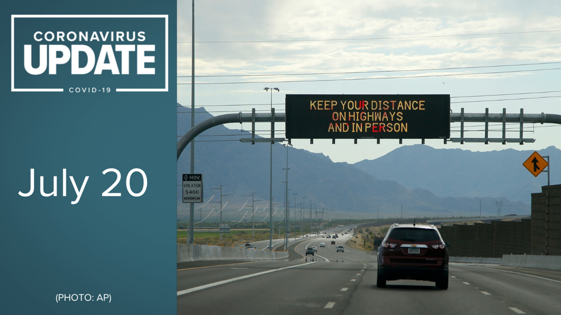 COVID19 in Arizona on July 20 Everything you need to know
