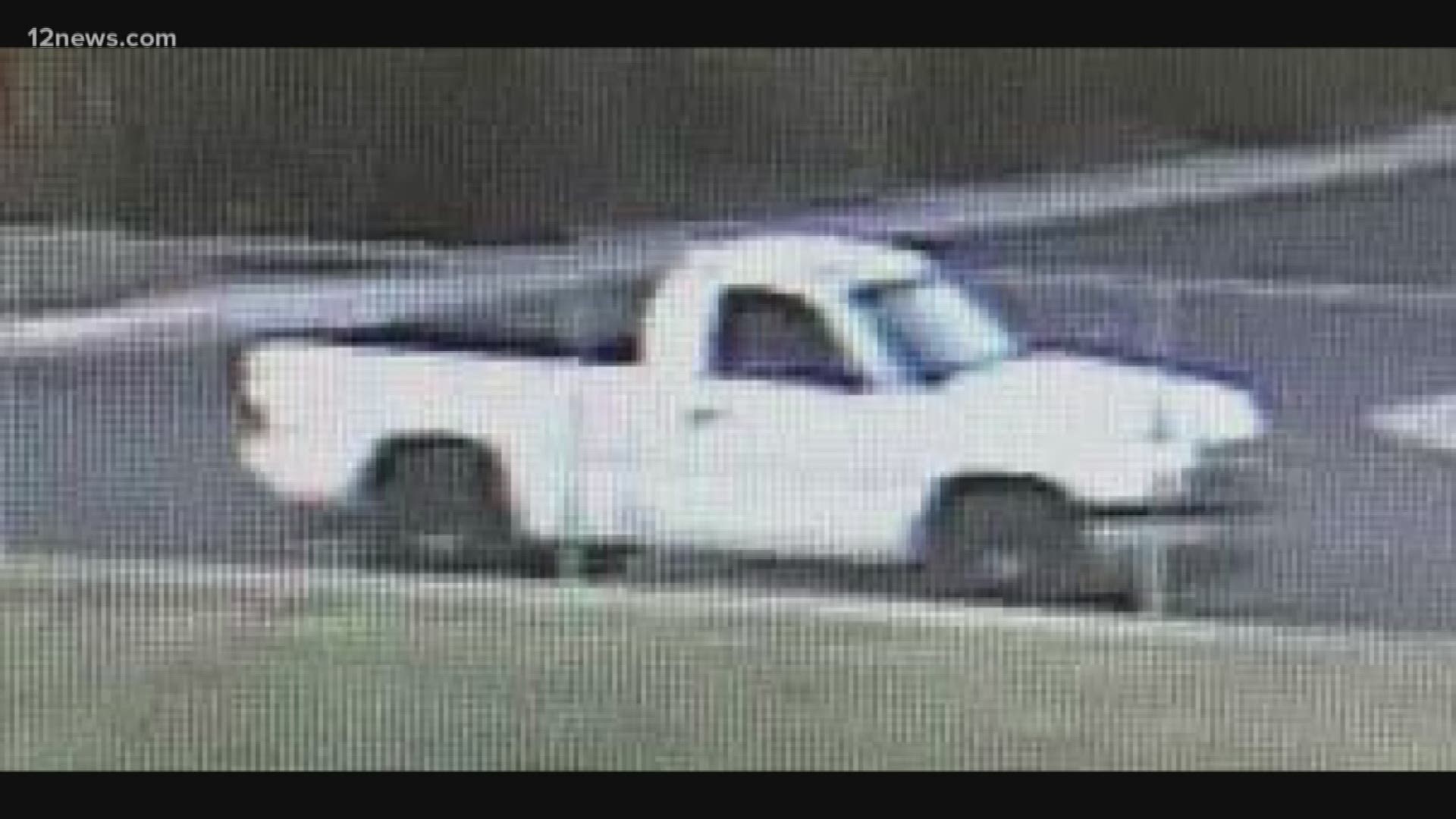 Phoenix Police believe a white pickup truck is connected to a string of explosive noises recently in the Northwest Valley. If you recognize this truck call Silent Witness.