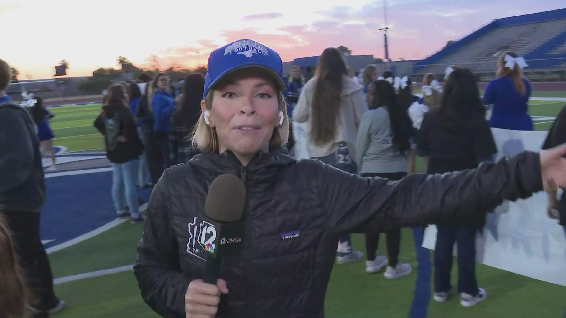 Everyone at Dobson High School is ready to go for Friday night's game.