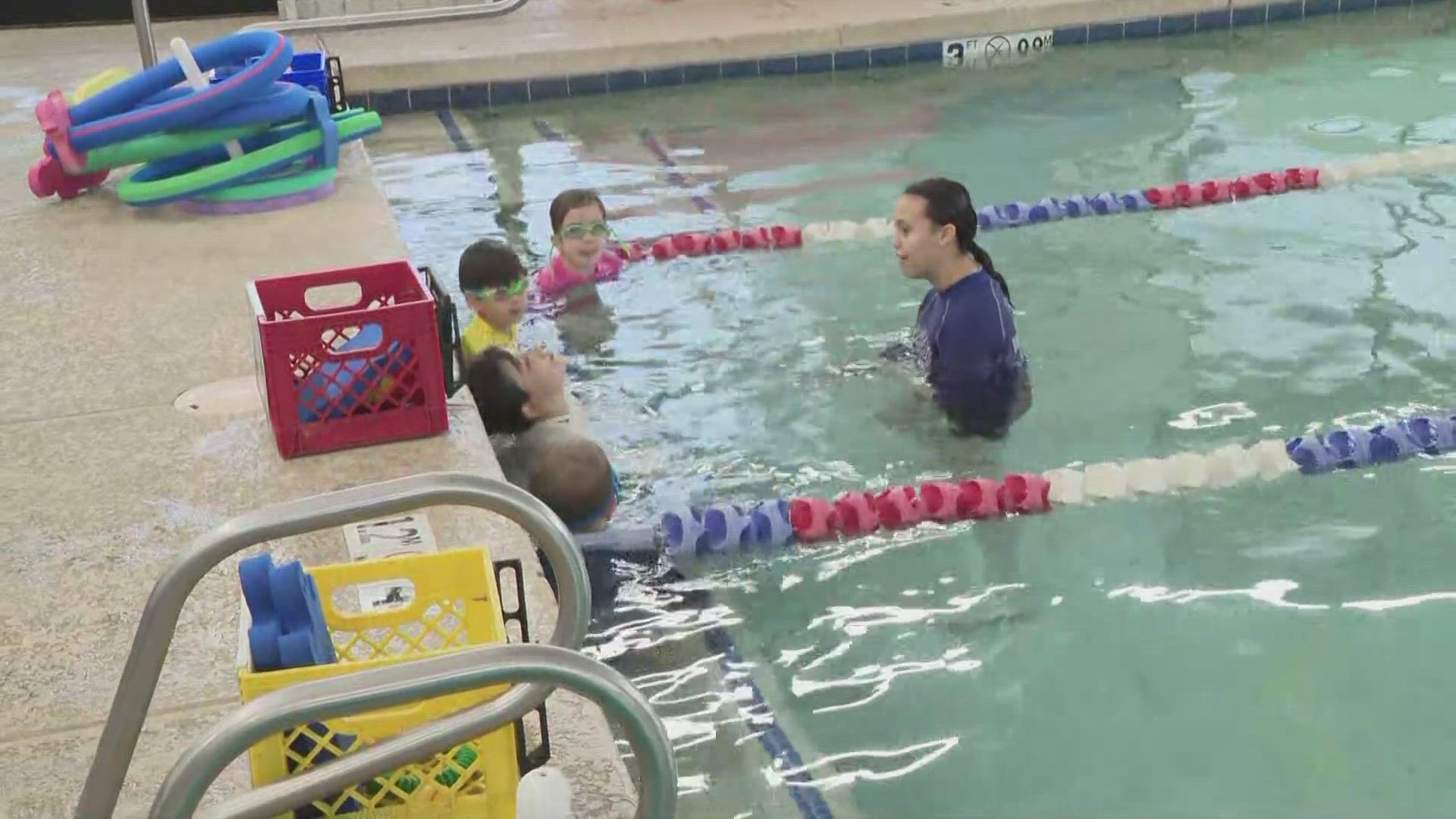 Drowning prevention at Aqua-Tots swim school | 12news.com