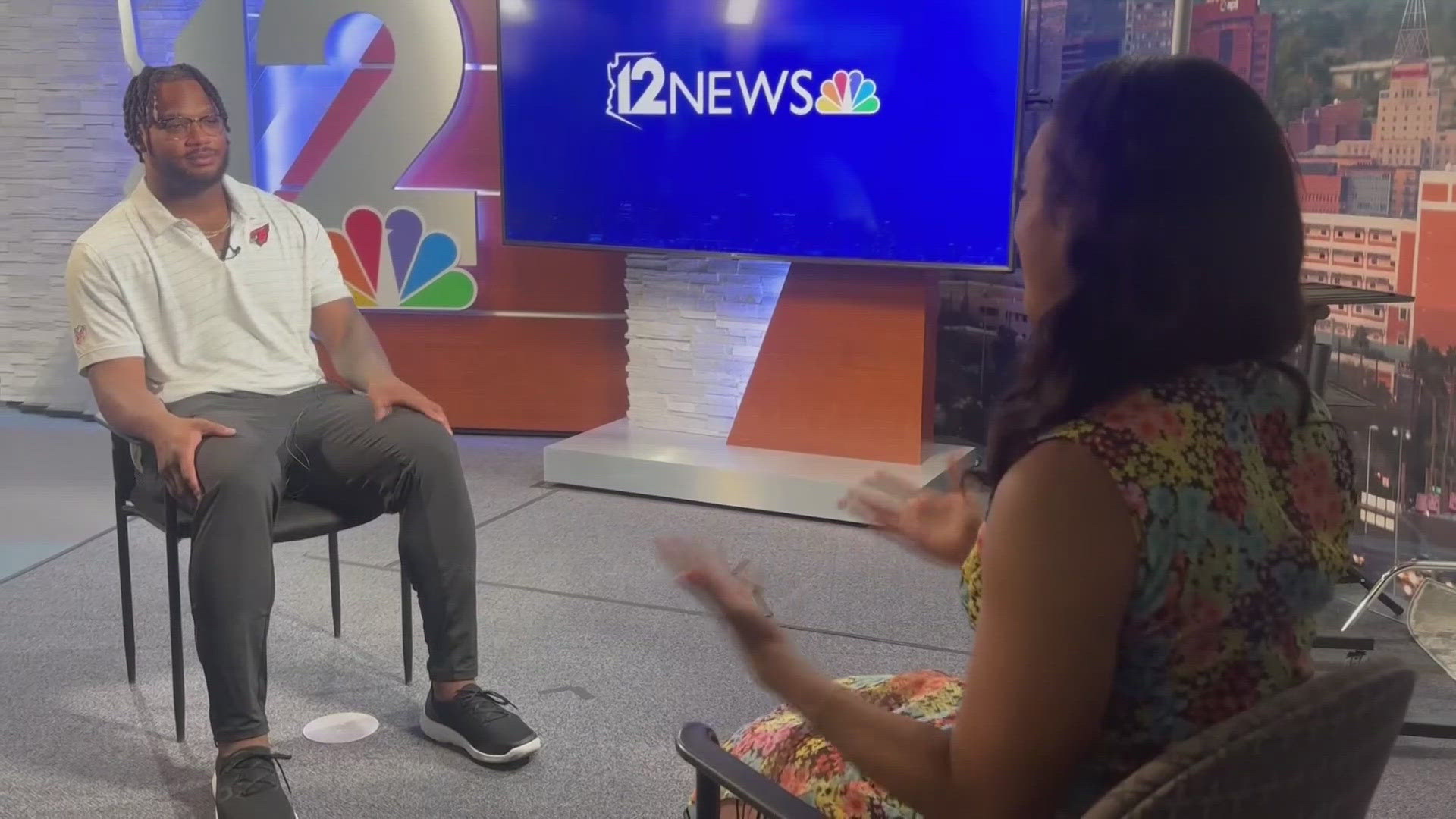 12Sports' Lina Washington goes one-on-one with the Cardinals linebacker.