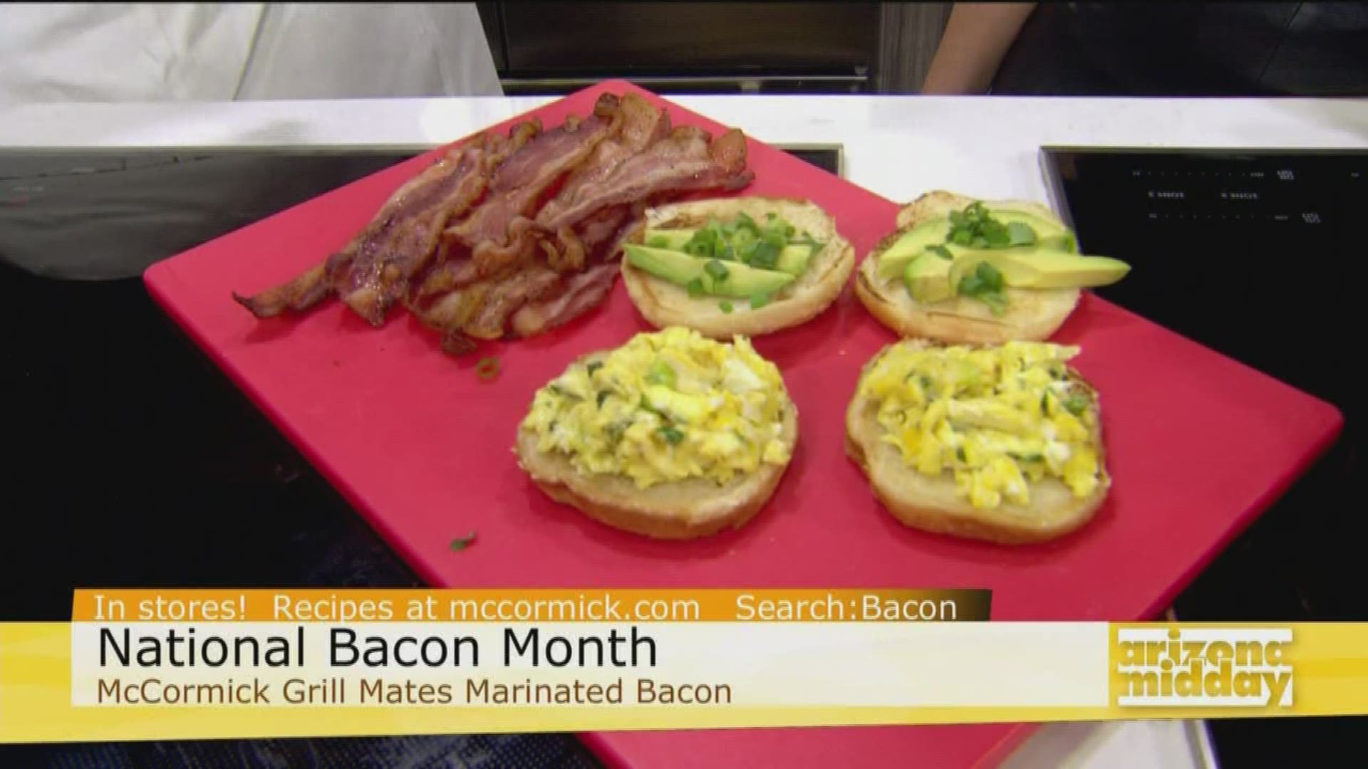 Chef Kevin Belton shows us how to make a delicious bacon sandwich with McCormick Grill Mates marinated bacon and how you can get yours at local grocery stores