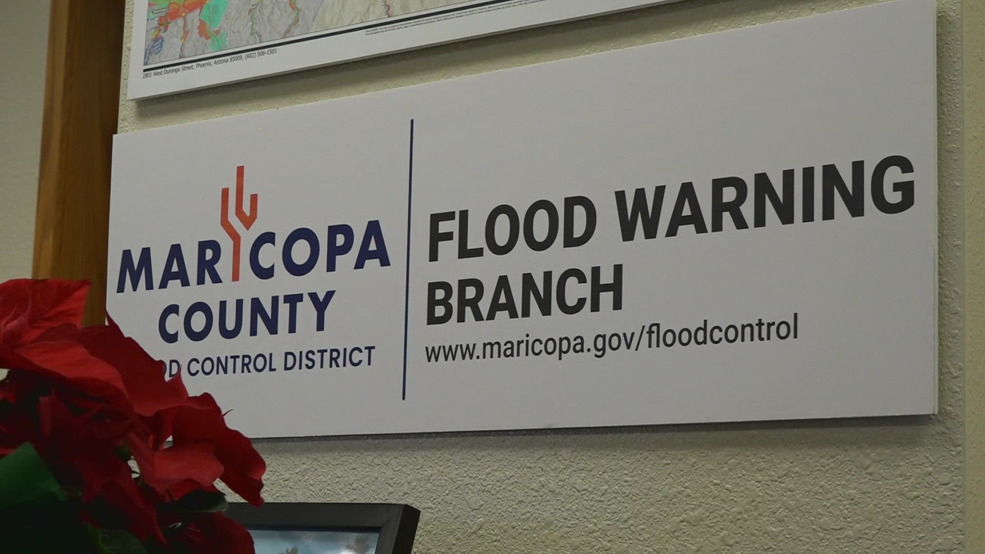 The Maricopa County flood control district is monitoring a significant winter storm moving toward the Valley.
