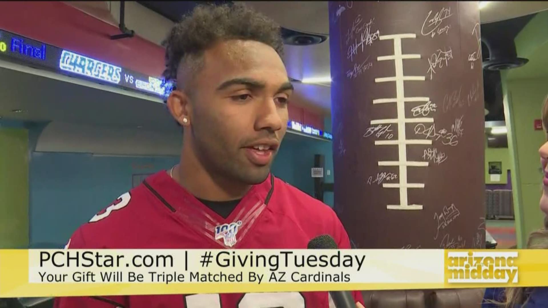 Arizona Cardinals offer their support to PCH on Giving Tuesday